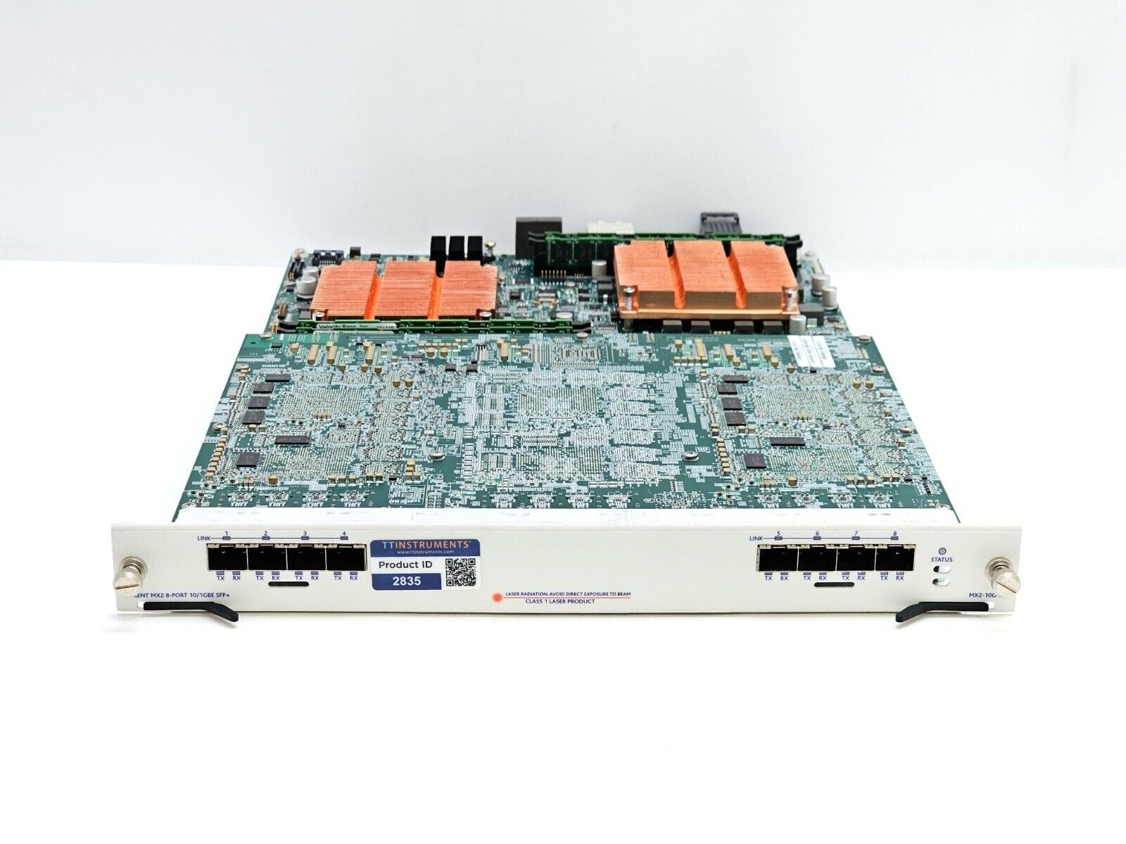 SPIRENT MX2-10G-S8 MX2 8-PORT 10G/1GBE SFP+ Licences: 100M/1G/2.5G/5G/10G +SFPs