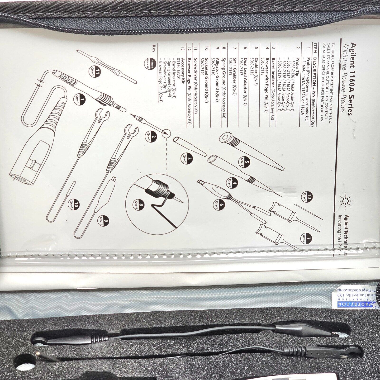 Agilent Keysight 1161A 10:1 Probe Passive