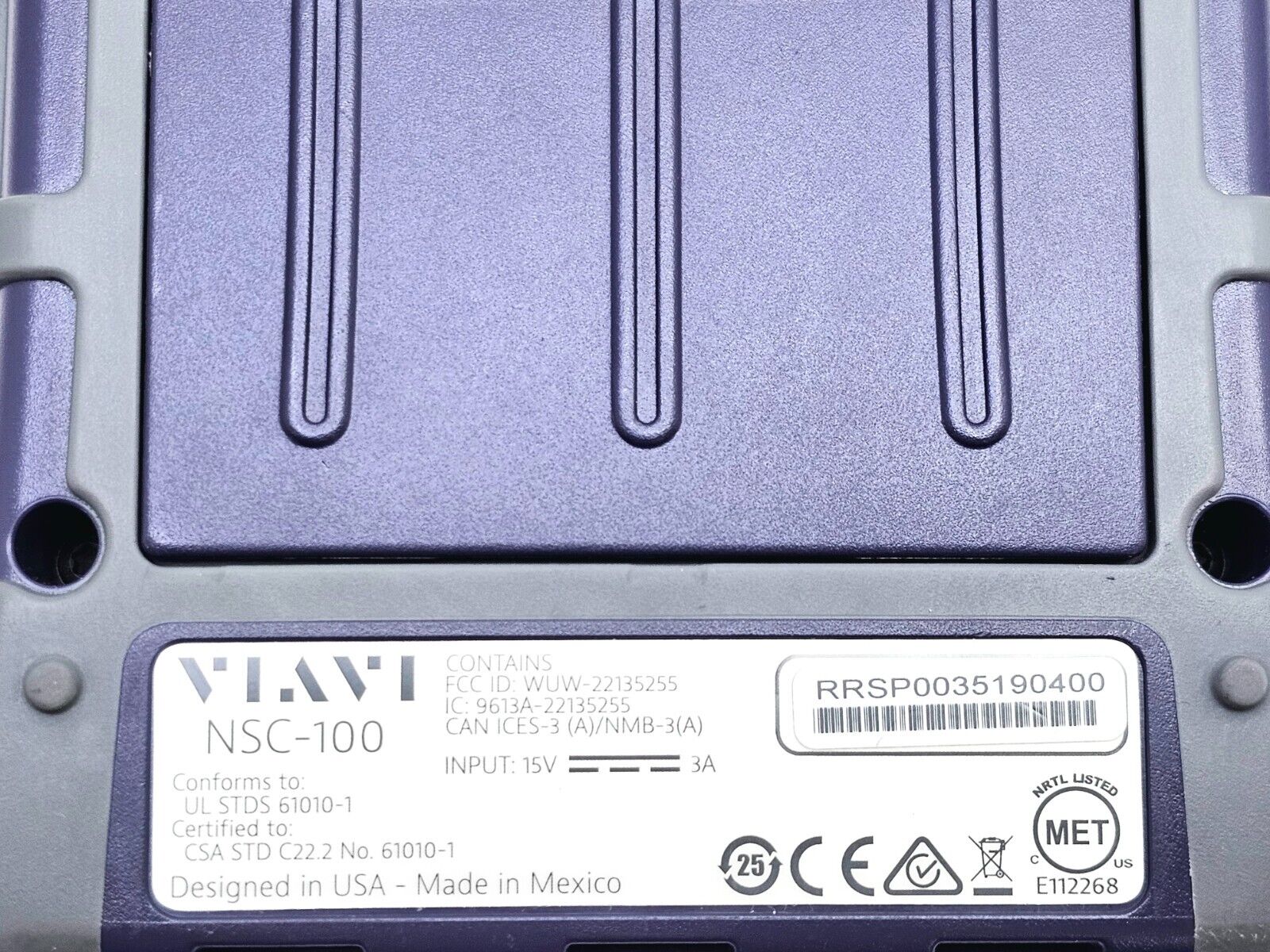 Viavi NSC-100 Network and Service Companion Loopback 10G & 1G Ethernet GPON WIFI