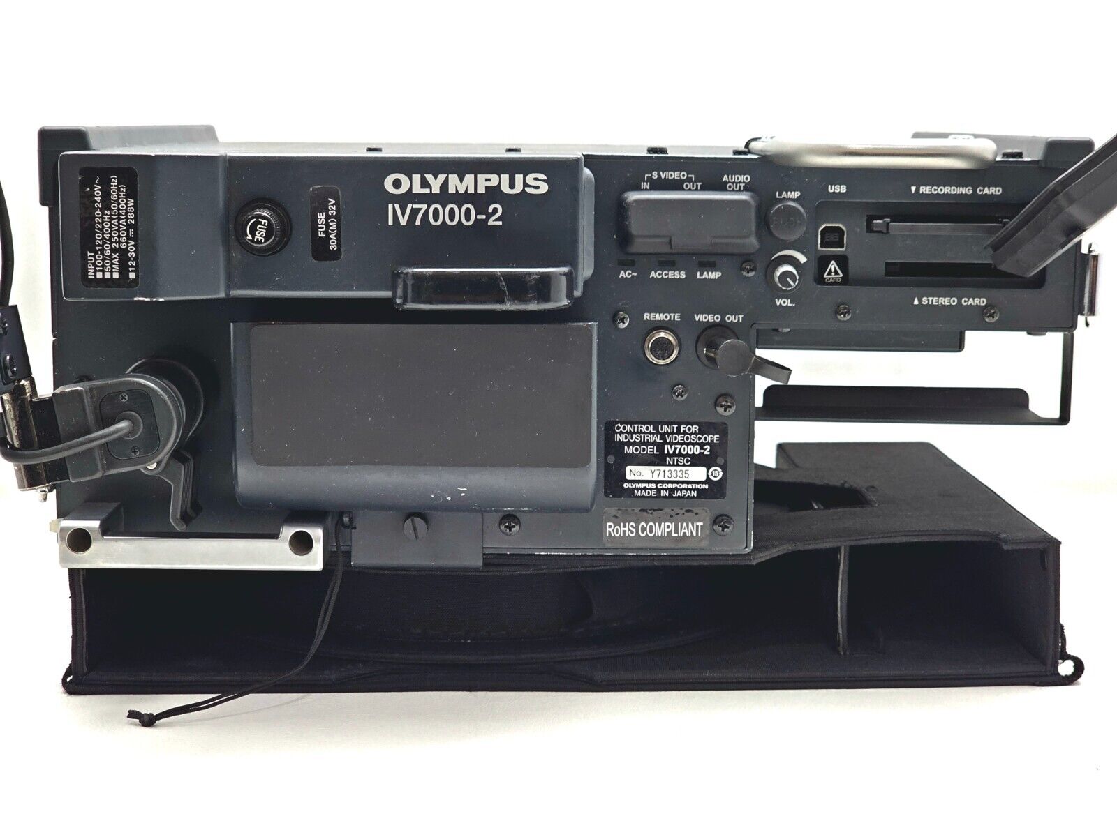 Olympus IV7000 IPlex SX II R Borescope Control Unit IV-70002 READ Description