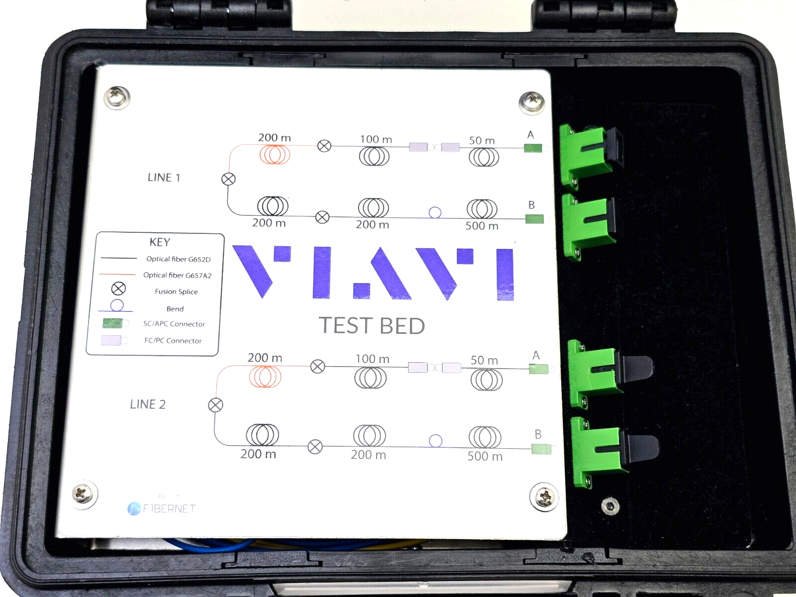 Viavi JDSU EBIDIR-LBK-DEMOBOX APC MFD 2021 Test Bed by Fibernet