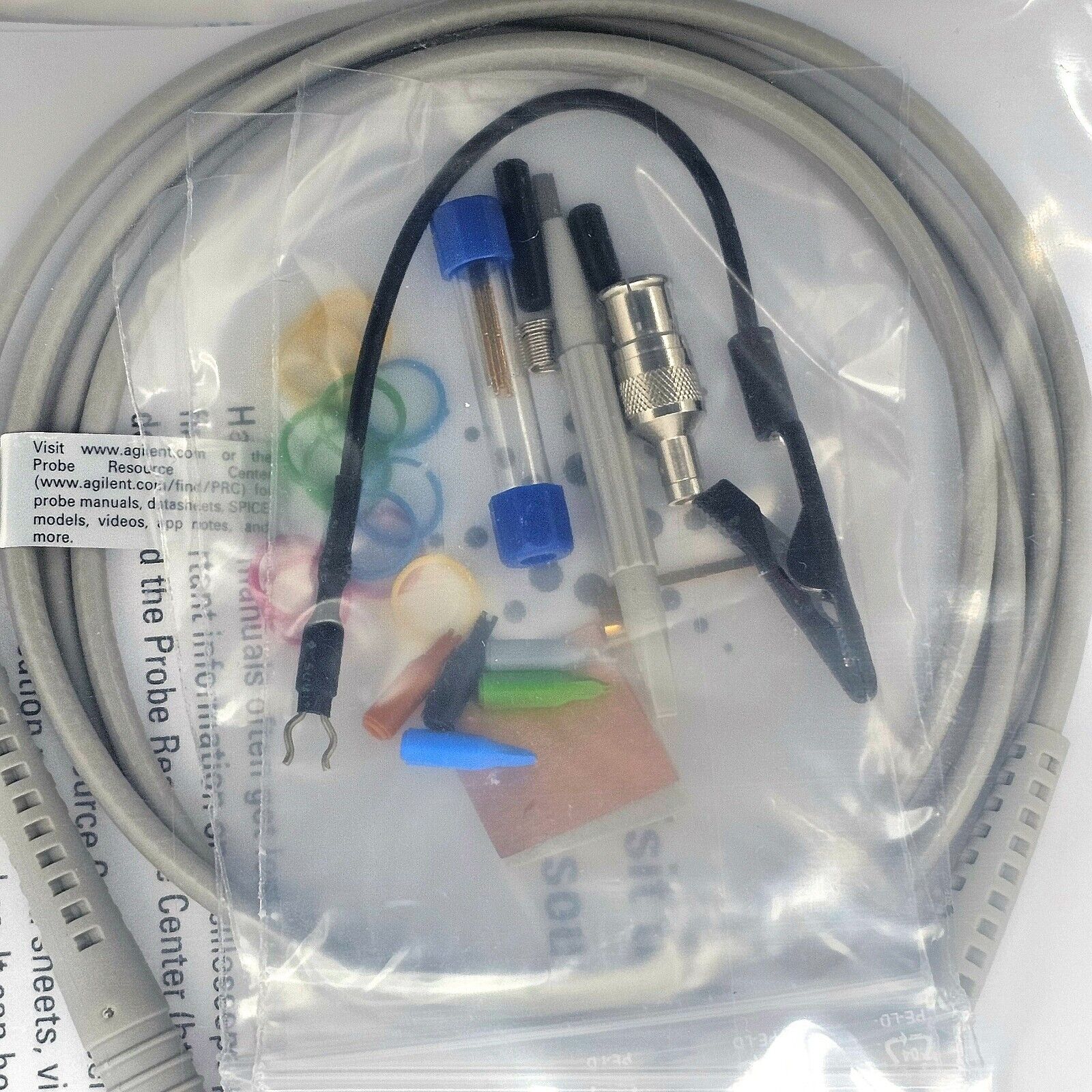 Agilent Keysight N2873A 10:1 500 MHz Passive Oscilloscope Probe w/ Accessories