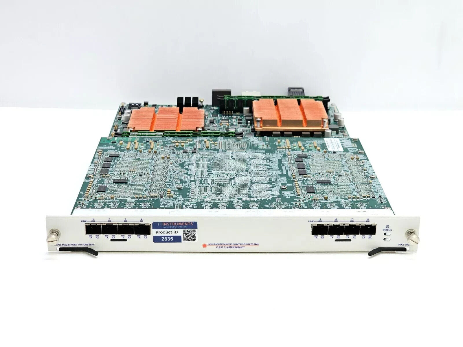 Spirent SPT-N4U-220 2-Slot Chassis Base Model + 10G Ethernet Module MX2-10G-S8