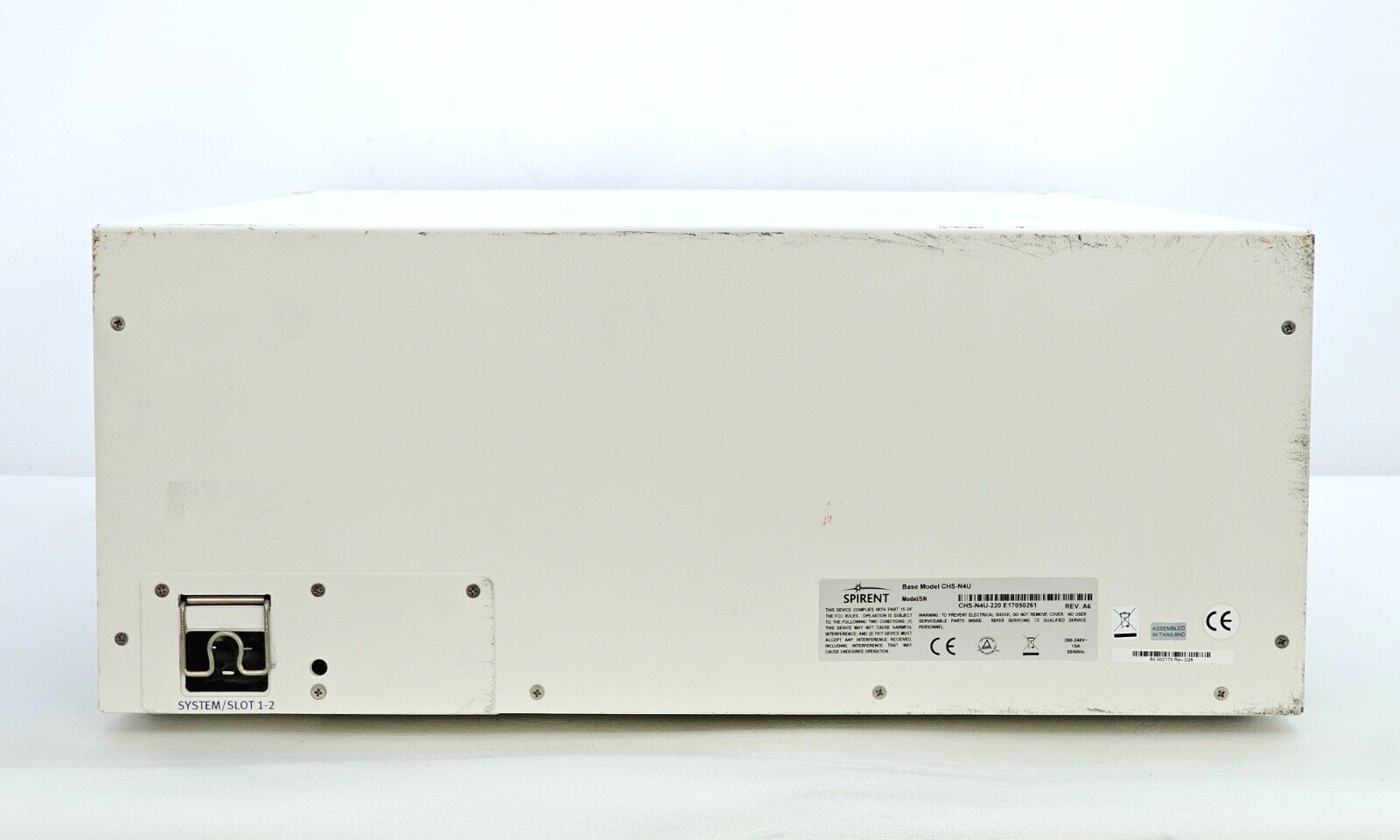 Spirent SPT-N4U-220 2-Slot Chassis Base Model CHS-N4U SPT N4U