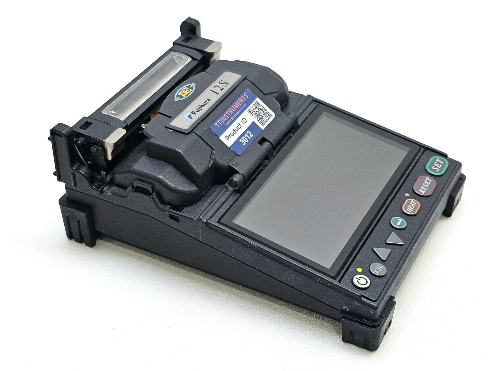 Fujikura 12S SM MM Fiber Fusion Splicer + CT-30 Cleaver & Fiber Holders ARC 1422