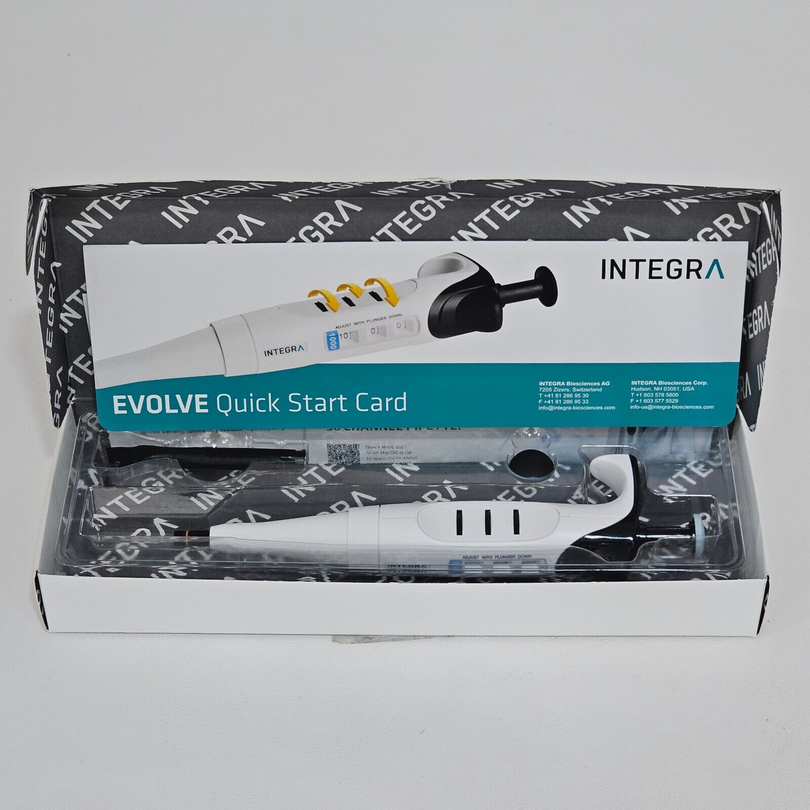 INTEGRA EVOLVE Well balanced Manual Pipette 3018 Single Channel 100-1000µl