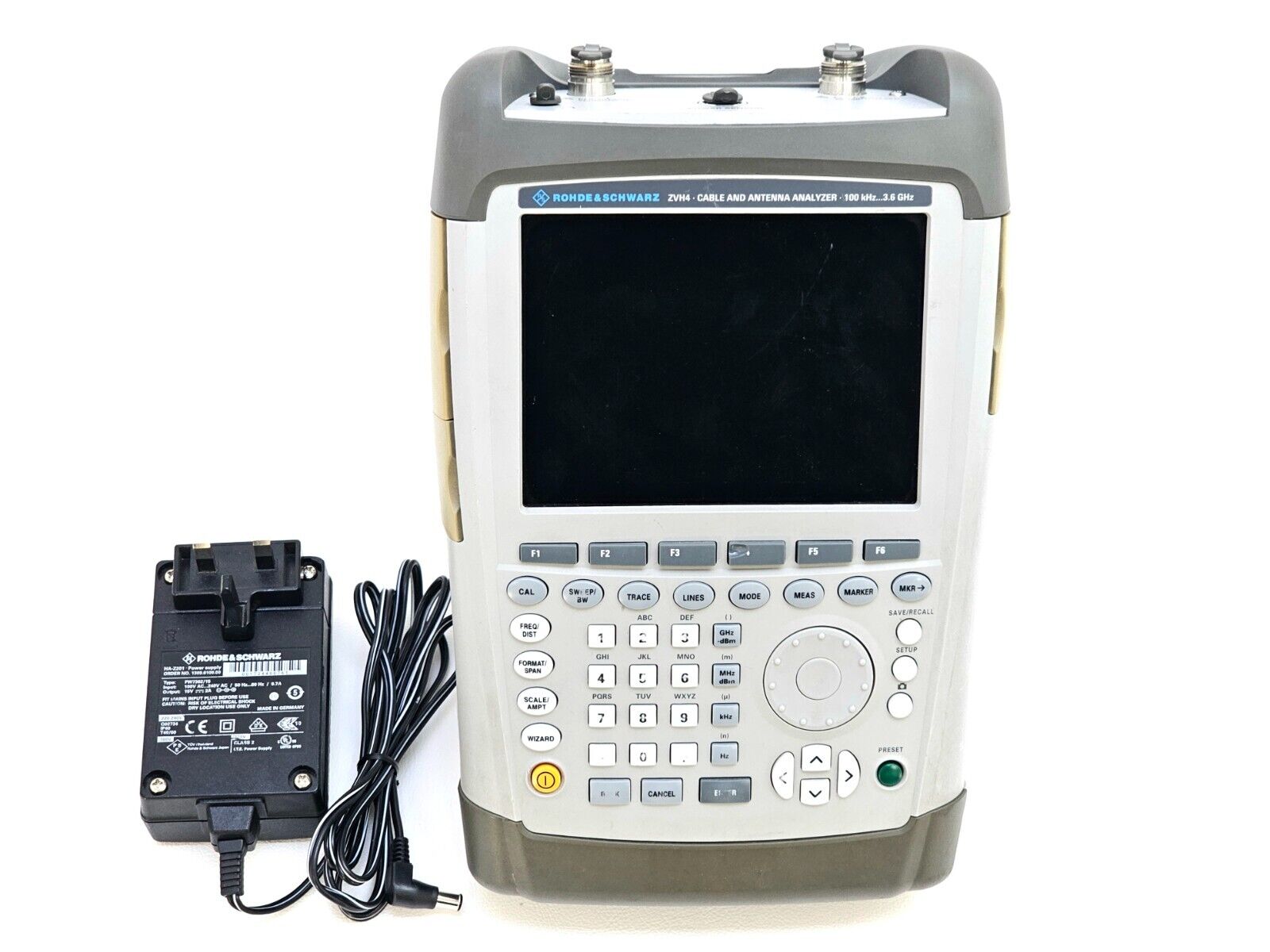 Rohde & Schwarz ZVH4 Cable & Antenna Analyzer Option K39 100 kHz - 3.6 GHz CALIB