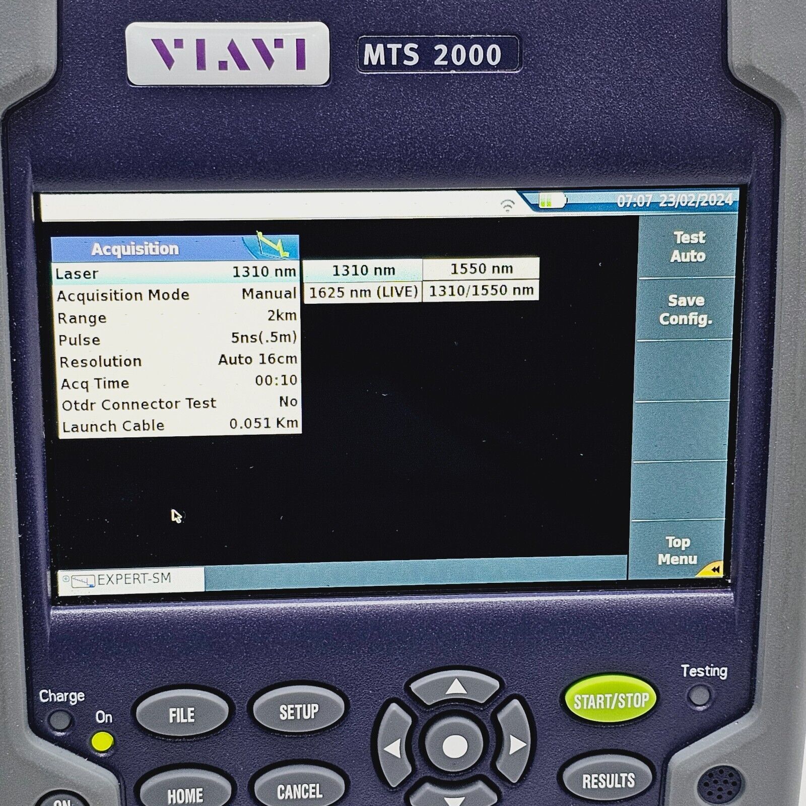 Viavi JDSU MTS 2000 + 4136 FMP2 1310/1550 & 1625 Filtered PON OTDR 46/45/44 dB