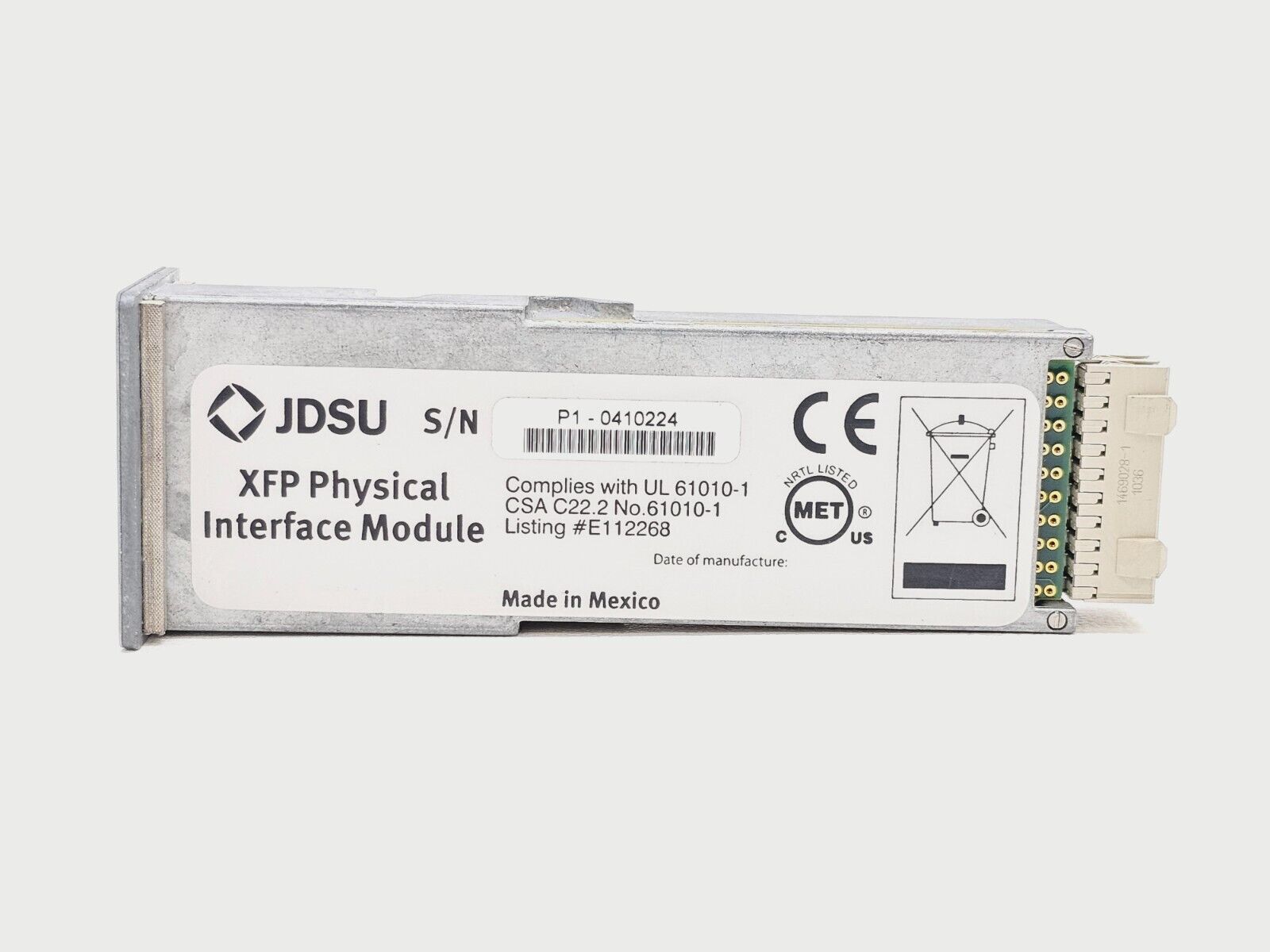 Viavi JDSU XFP E3/DS3/STS1 DS1 PIM-KIT Physical Interface Modules