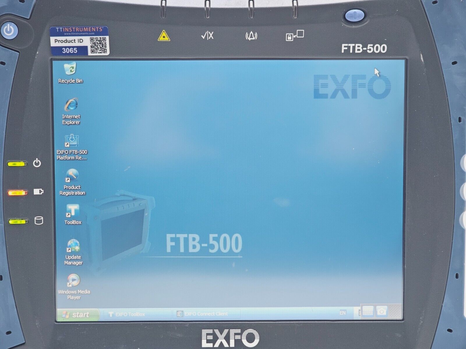 EXFO FTB-500 Mainframe Testing Platform NO Batteries NO Power Adapter