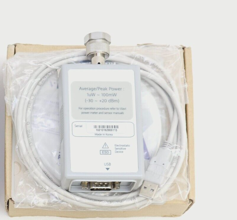 Viavi JDSU JD736B Average Peak/Power Sensor 20-3800 MHz with CD & Cable