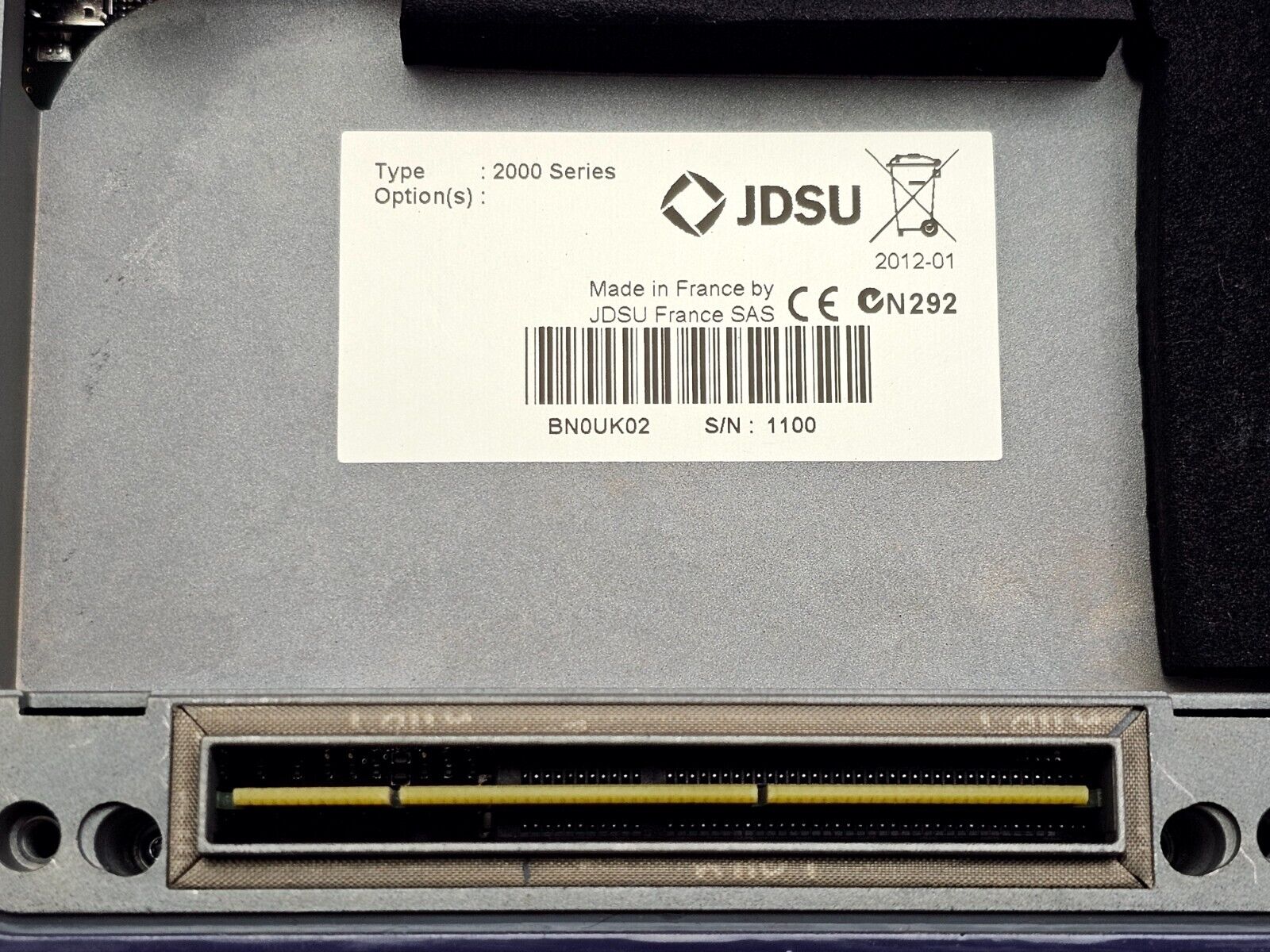 Viavi JDSU T-BERD 2000 Test Platform / Mainframe with built-in Power Meter