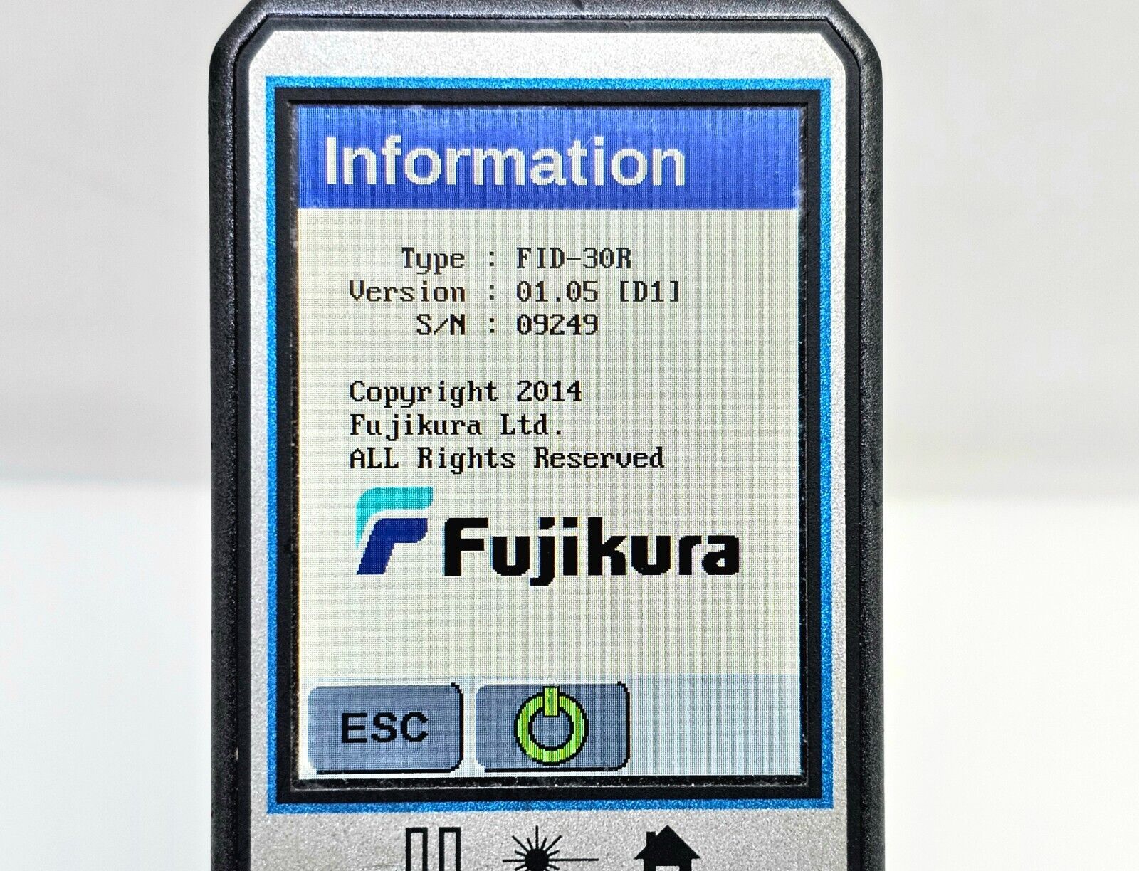 Fujikura FID-30R Optical Fiber Identifier & Power Meter + VFL