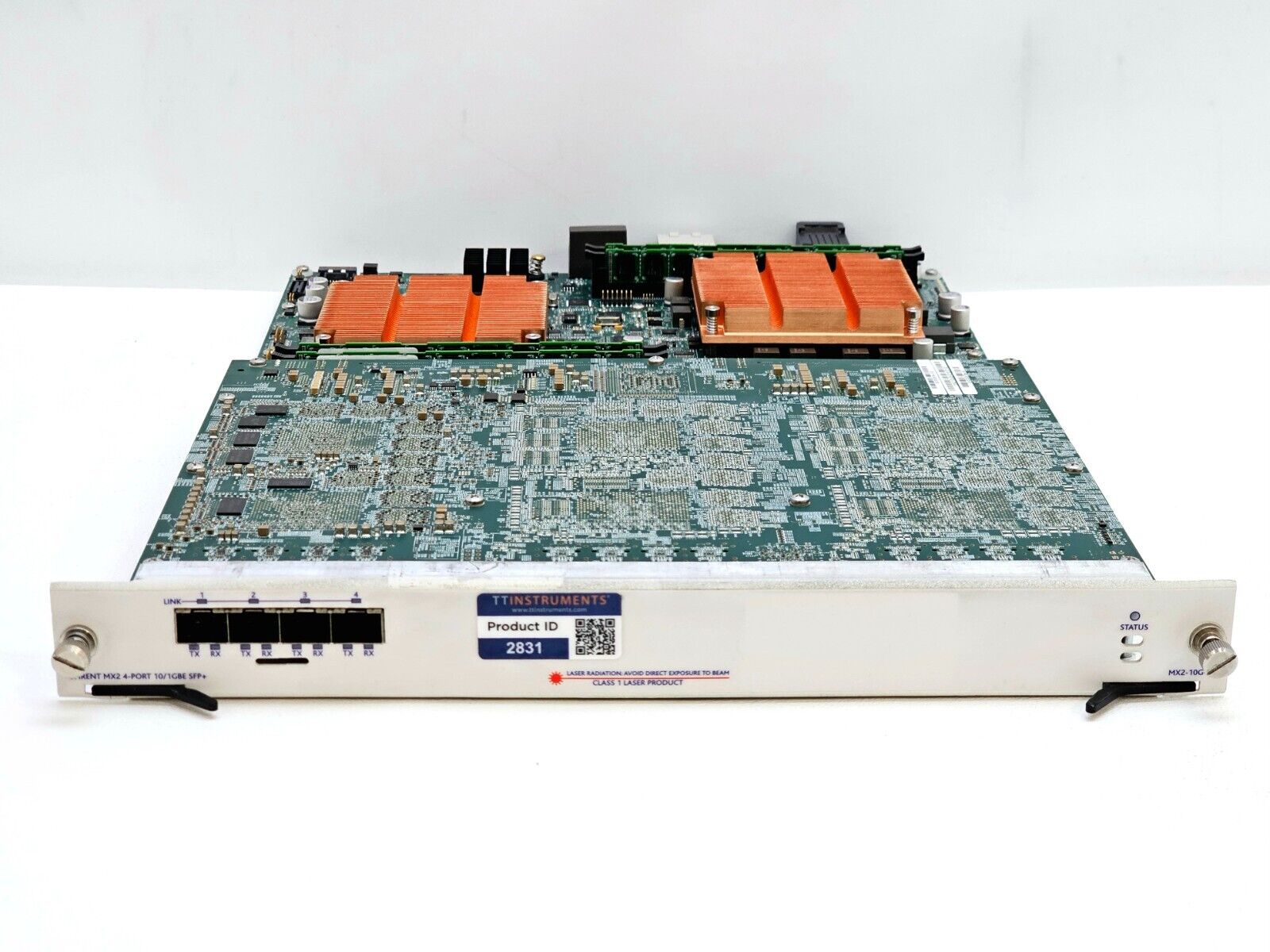 Spirent SPT N4U 220 2-Slot Chassis + MX2-10G-S4 Ethernet Mod 100M/1G/2.5G/5G/10G