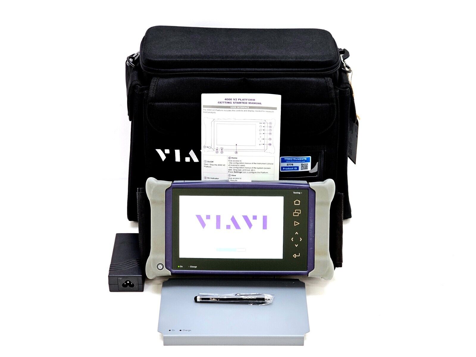 Viavi JDSU MTS 4000 V2 with 4126 MA2 SM 1310/1550 nm OTDR 40/40 dB Access Metro