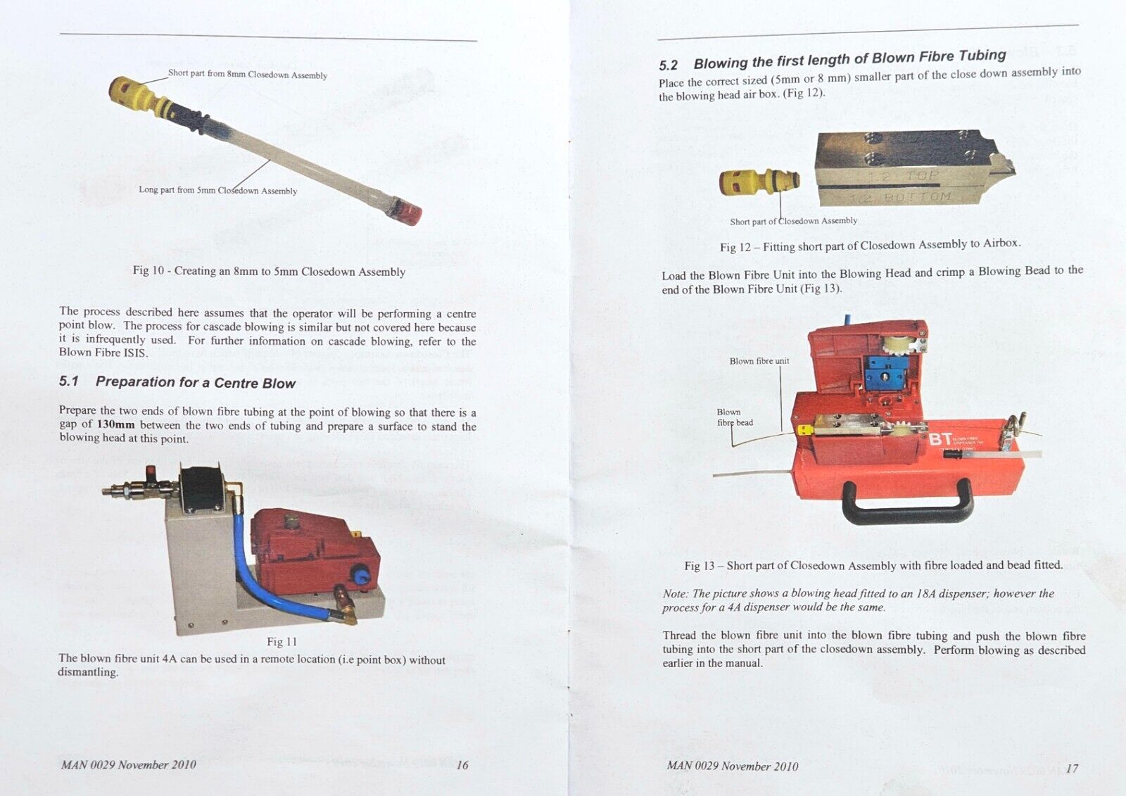 BT Blown Fiber Blowing Unit 3A