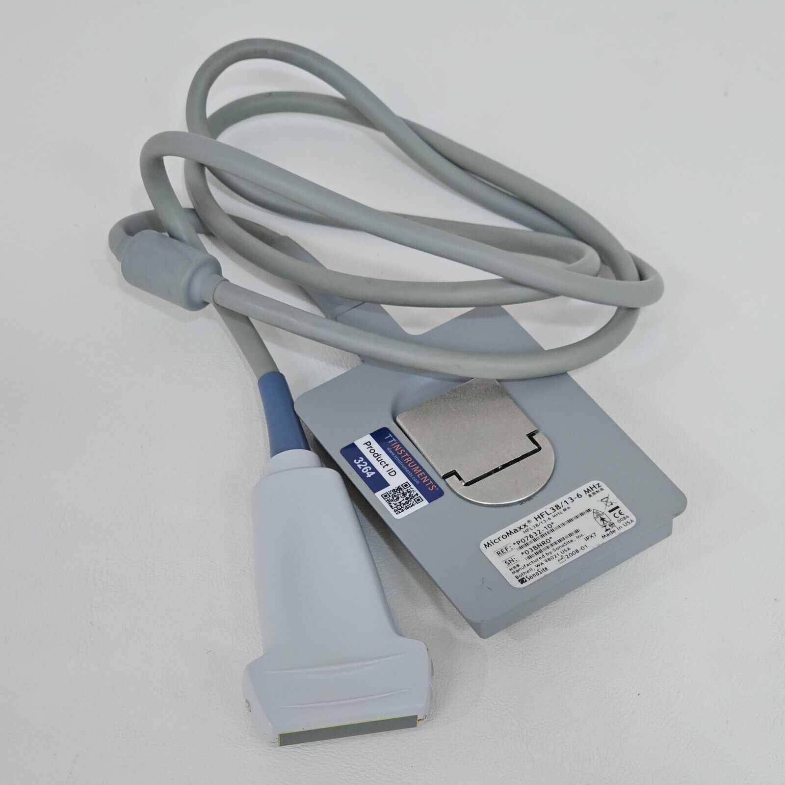 SonoSite MicroMaxx P07632-10 HFL38/13-6 MHz Transducer MFD 2008