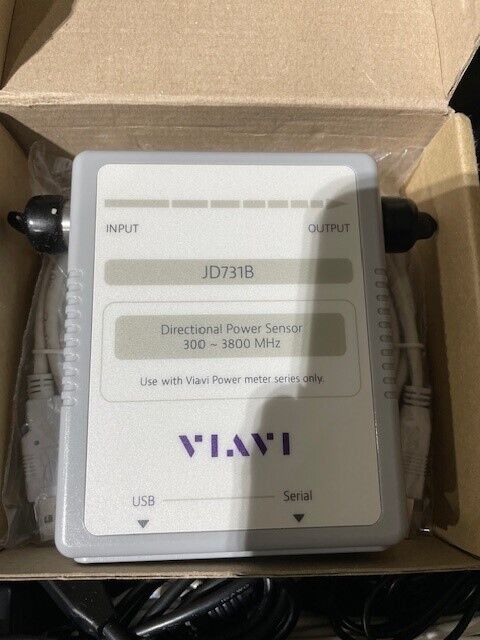 Viavi JDSU JD731B Directional Power Sensor 300-3800 MHz with CD & Cable