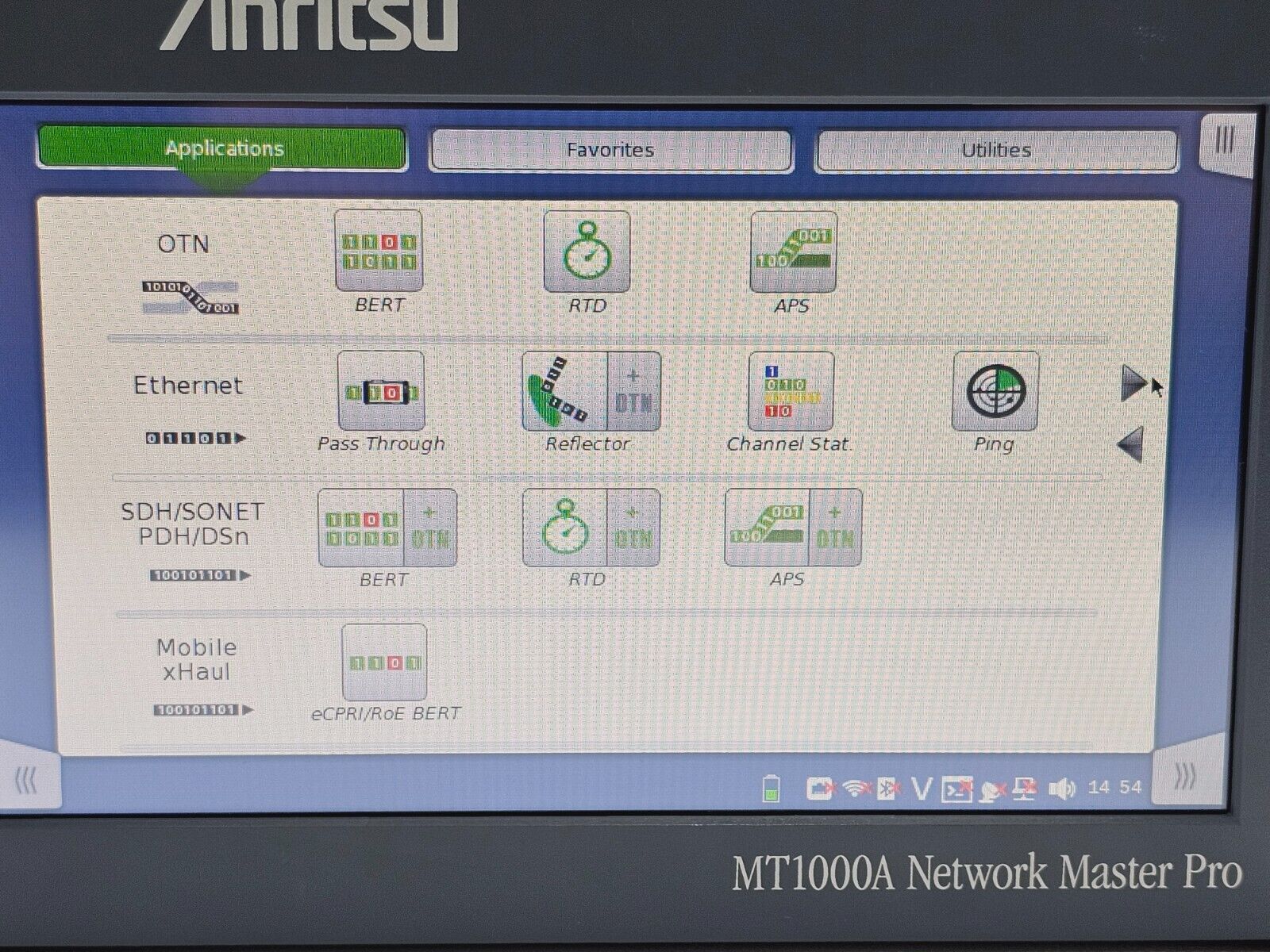 Anritsu MT1000A Network Master Pro MU100010A 10G Ethernet Multirate Dual Channel