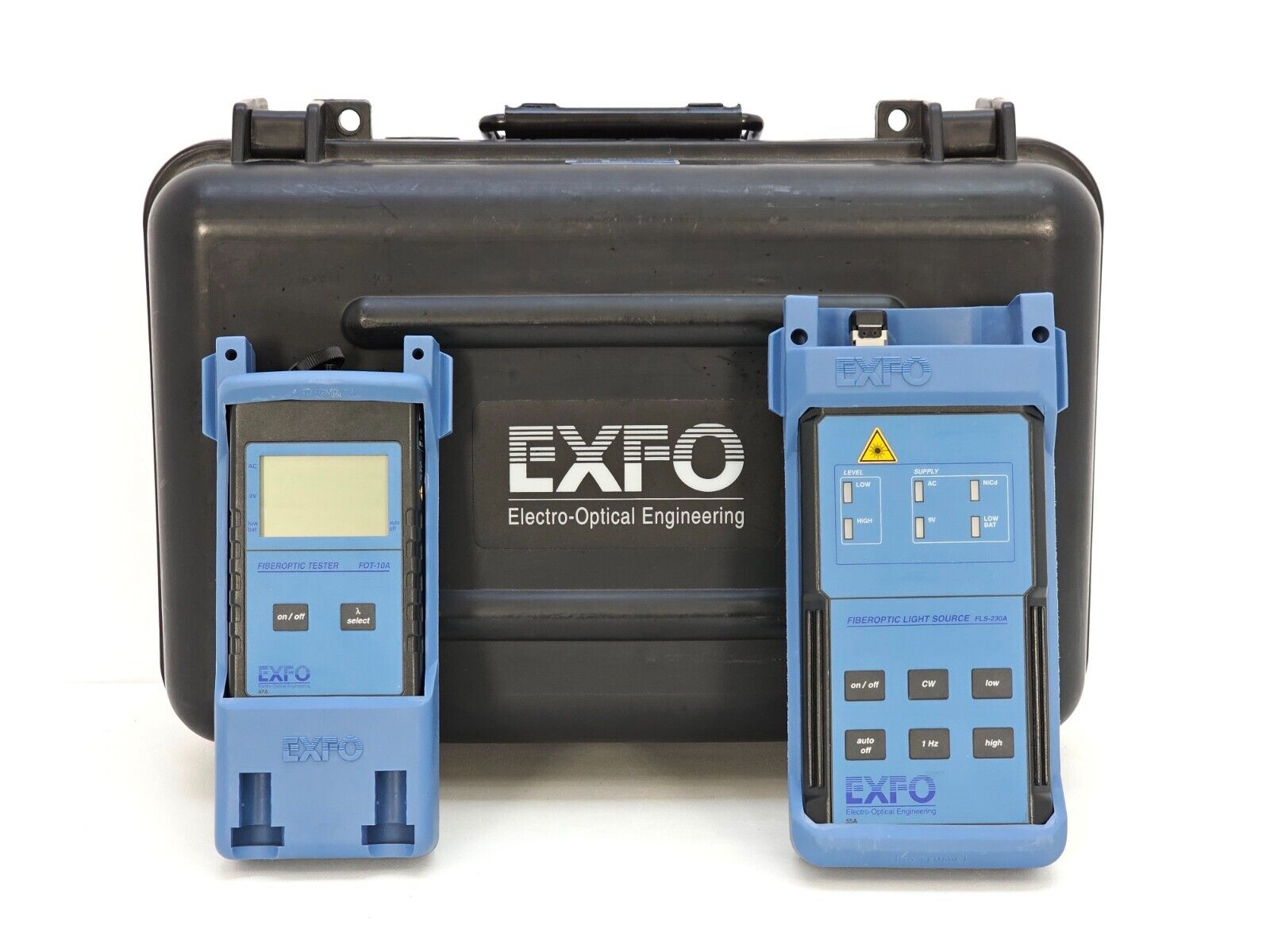 EXFO FOT-10A + FLS-230A Light Source and Power Meter FC with Case