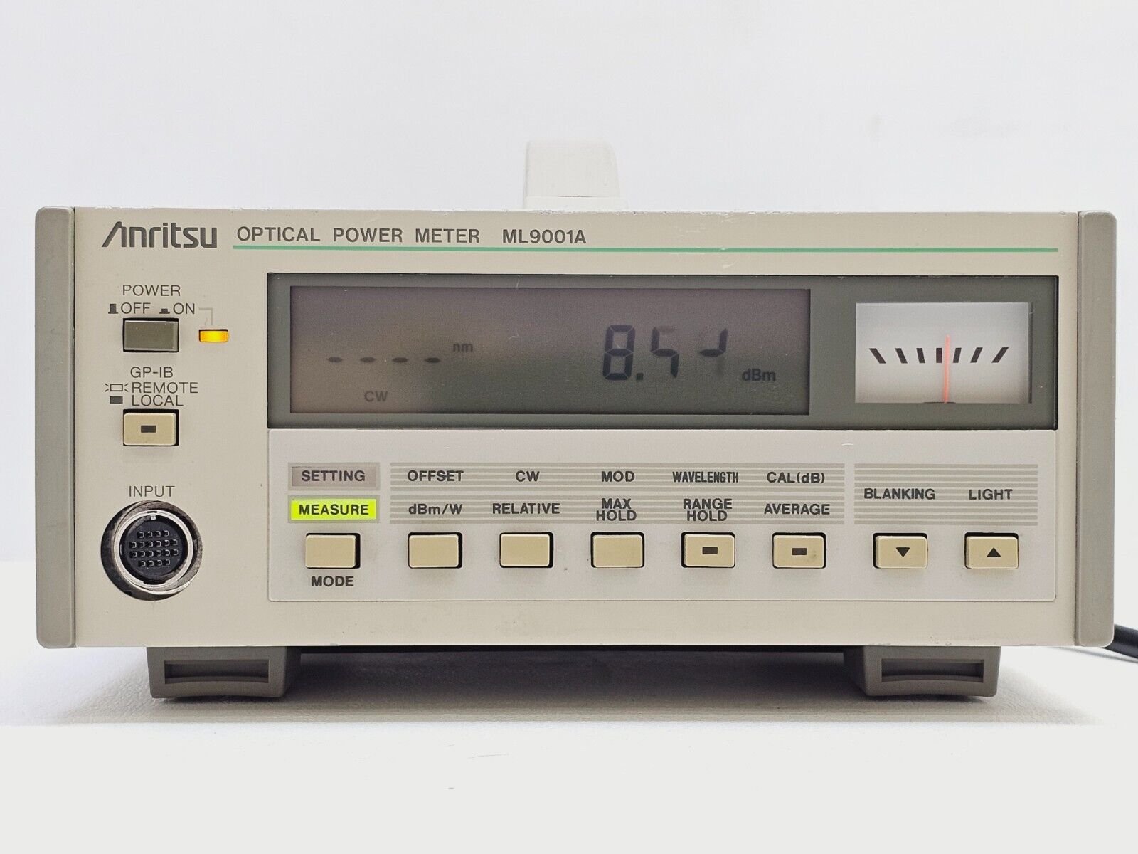 Anritsu Optical Power Meter ML9001A with MA9712A Power Sensor & Cable