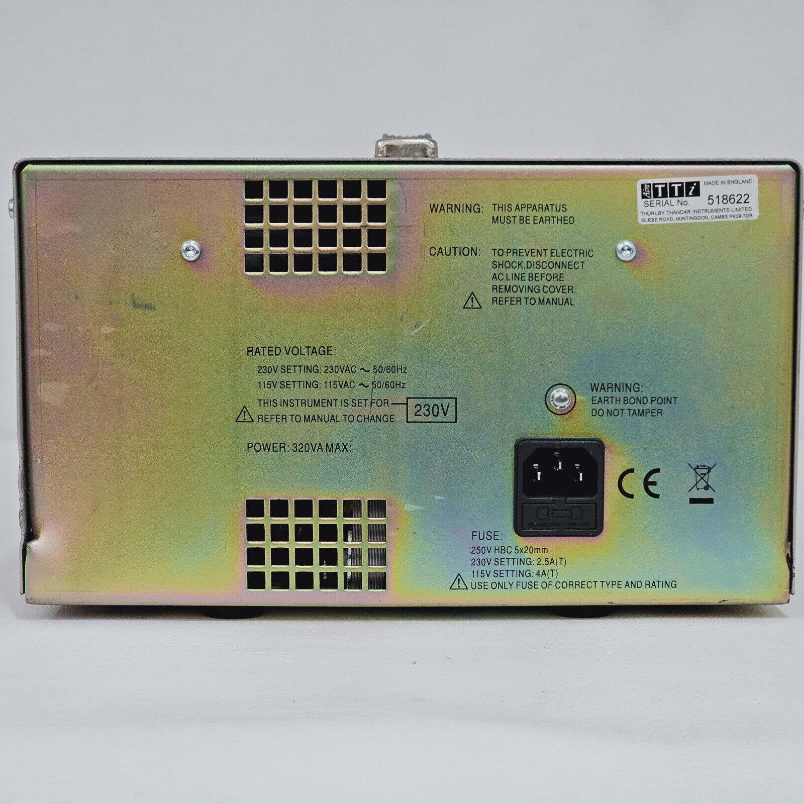 TTi EL302RD Dual Output DC 0-30V Power Supply