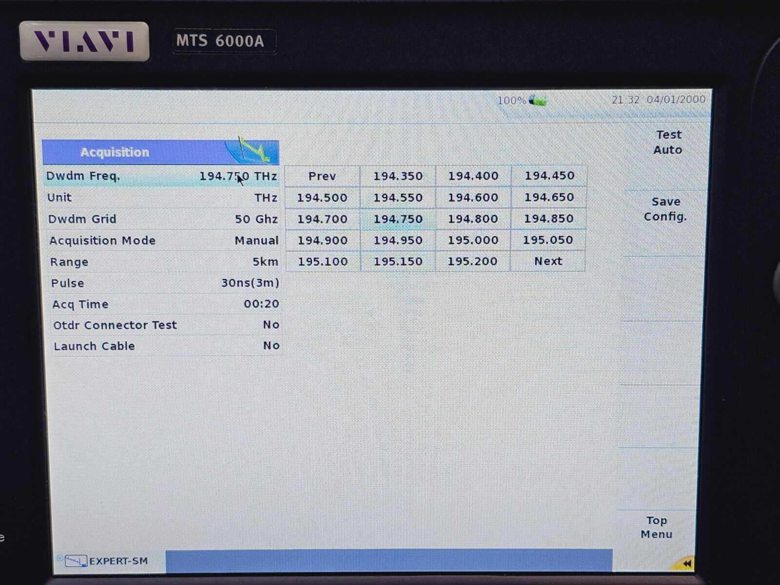 Viavi JDSU E81WDM-C Tunable DWDM OTDR Module C-Band with 6000A V2 Mainframe