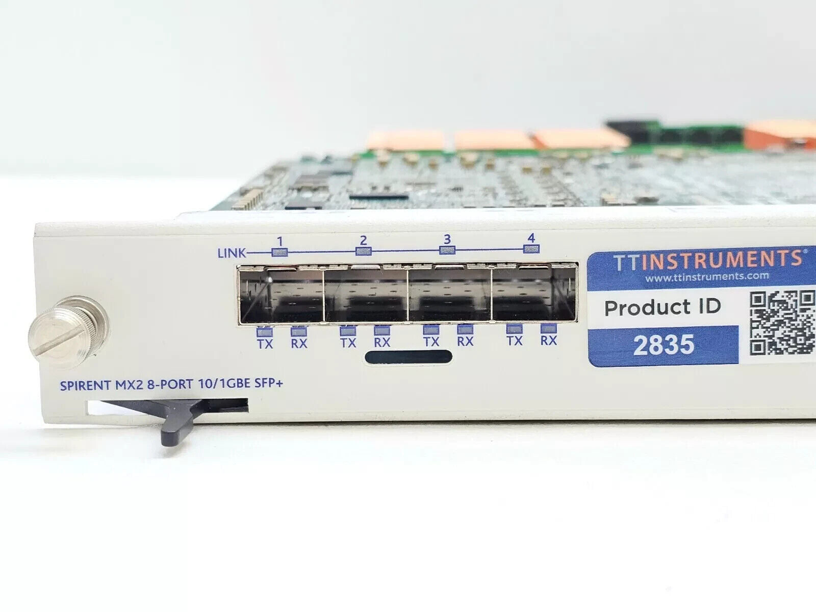 Spirent SPT-N4U-220 2-Slot Chassis Base Model + 10G Ethernet Module MX2-10G-S8