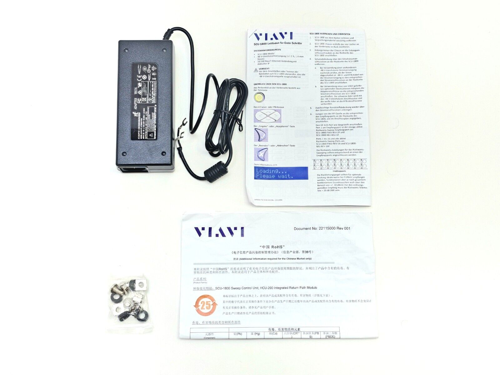 Viavi JDSU SCU-1800 Sweep Control Reverse Sweep 16-Port Multi-User DOCSIS 3.1