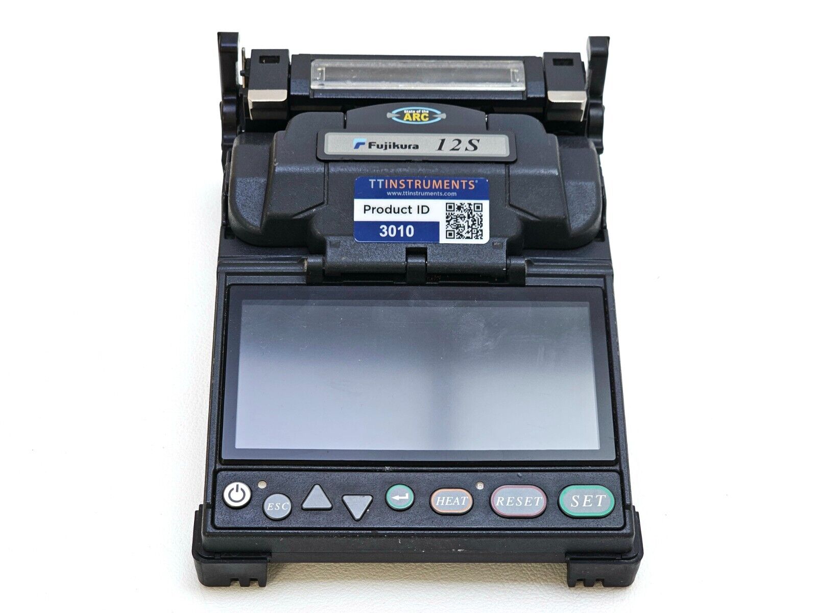 Fujikura 12S SM MM Fiber Fusion Splicer + CT-30 Cleaver & Fiber Holders ARC 1281