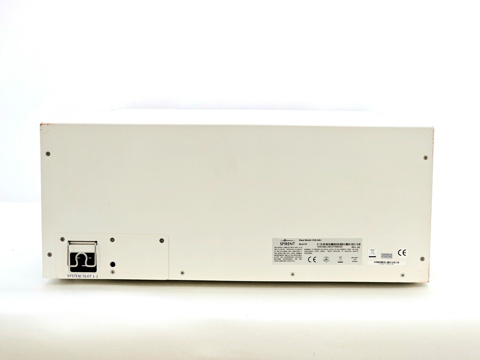 Spirent SPT-N4U-220 2-Slot Chassis Base Model CHS-N4U SPT N4U CTL-N4U REV. E3