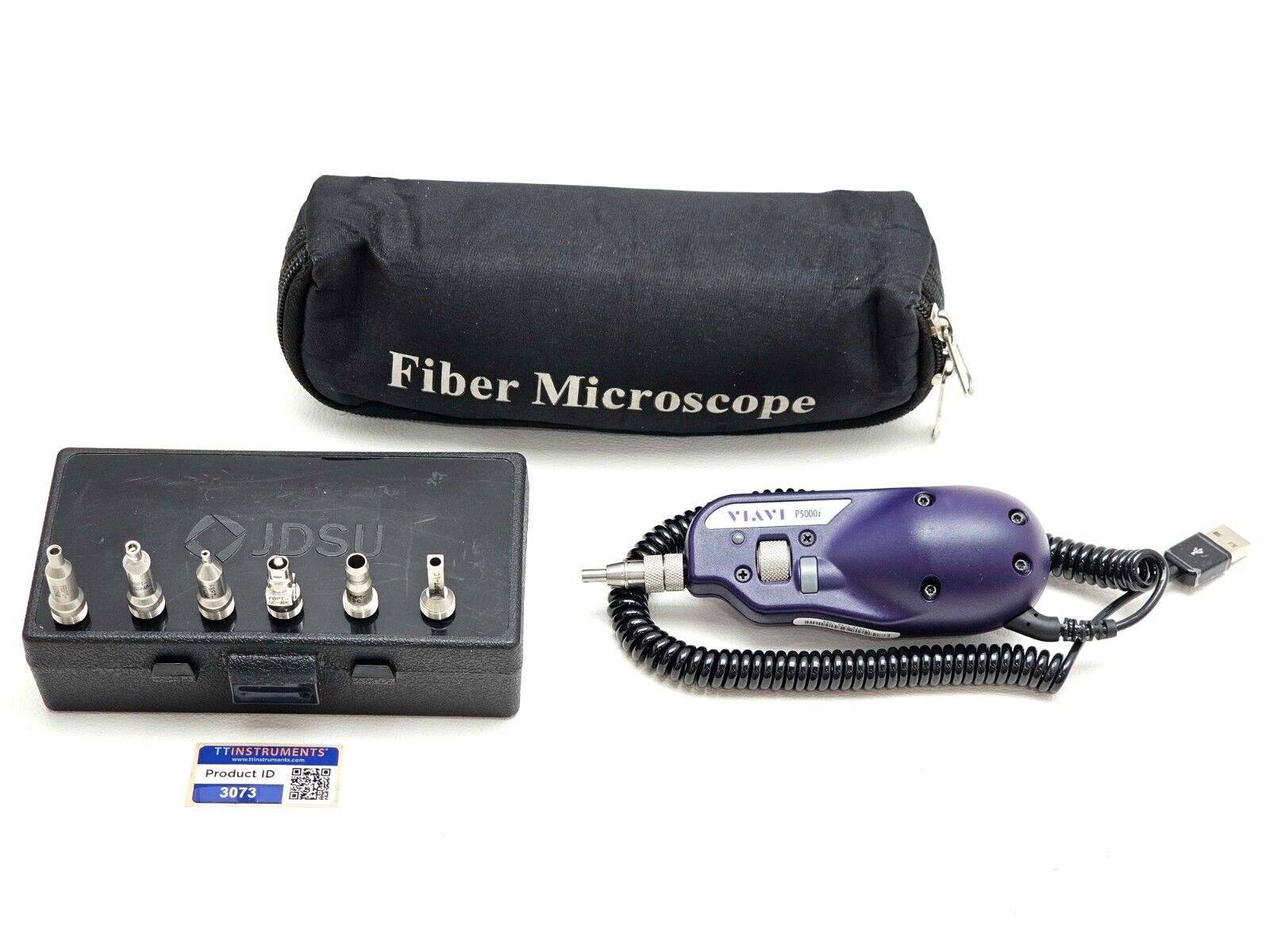 Viavi JDSU P5000i Fiberscope Probe with 6 FBPT Tips LC/SC/SC-APC/U25M/U25MA/U12M