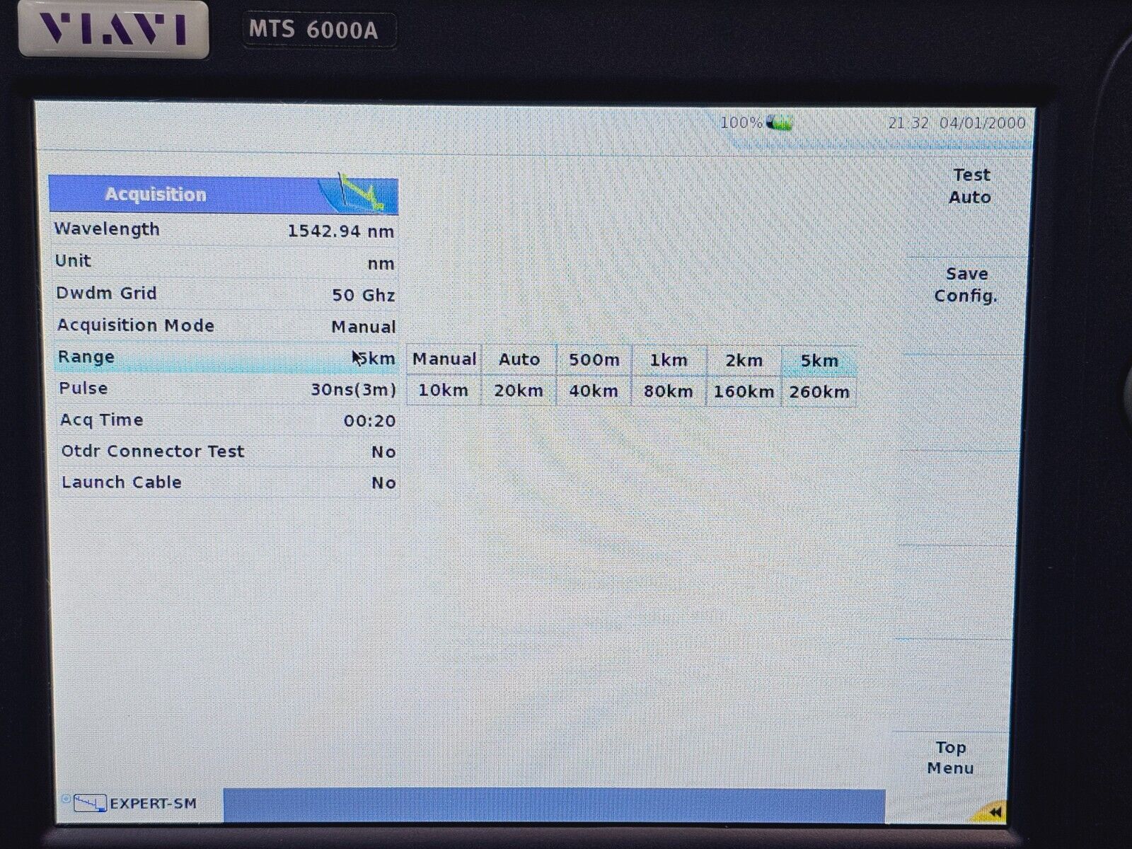 Viavi JDSU E81WDM-C Tunable DWDM OTDR Module C-Band with 6000A V2 Mainframe