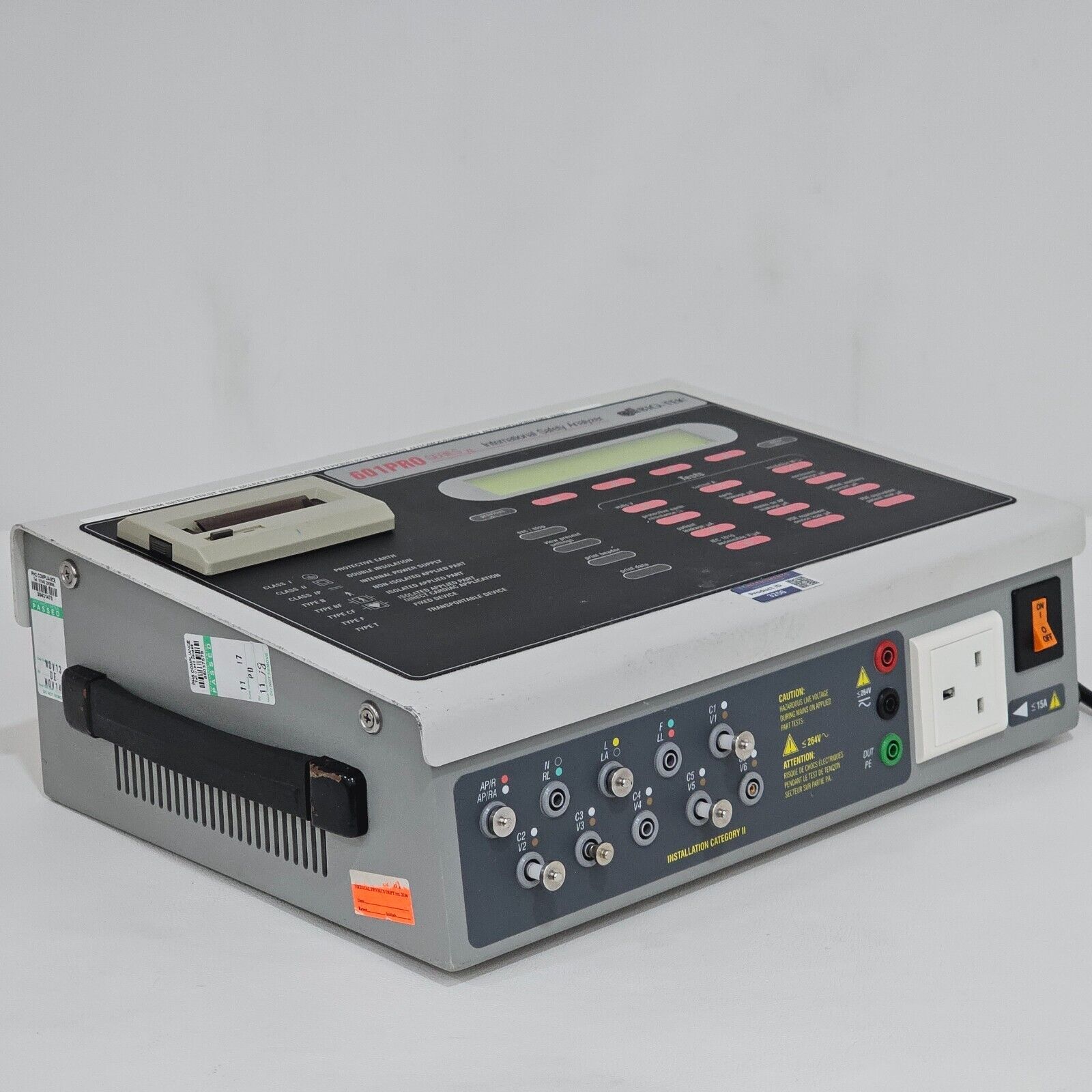 BIO-TEK 601PRO XL Series International Safety Analyzer