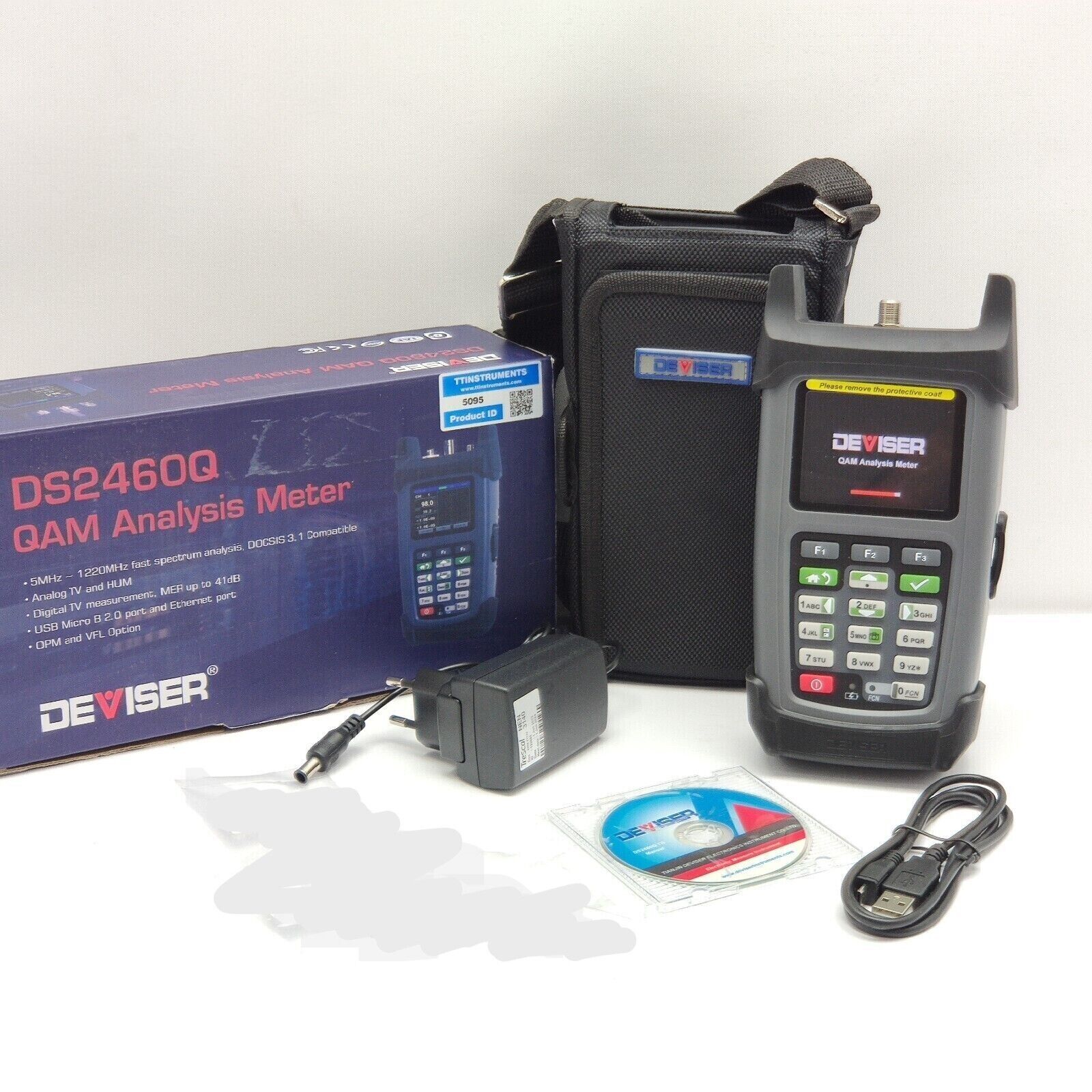 Deviser QAM Analysis Meter DS2460Q Equalizer Option