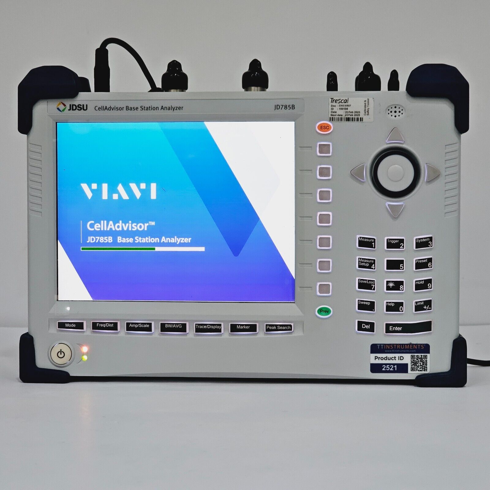 Viavi JDSU Calibrated JD785B CellAdvisor Base Station Analyzer 9kHz-8GHz + Acces