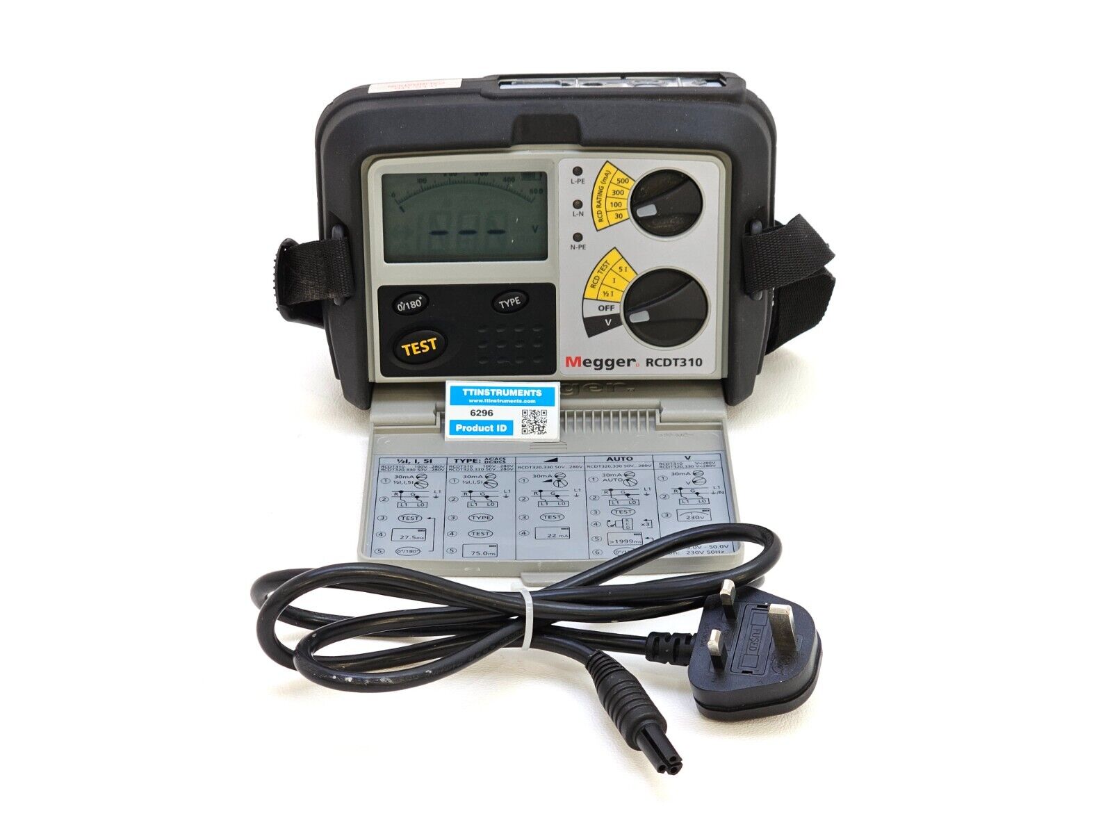 Megger RCDT310 RCD Tester