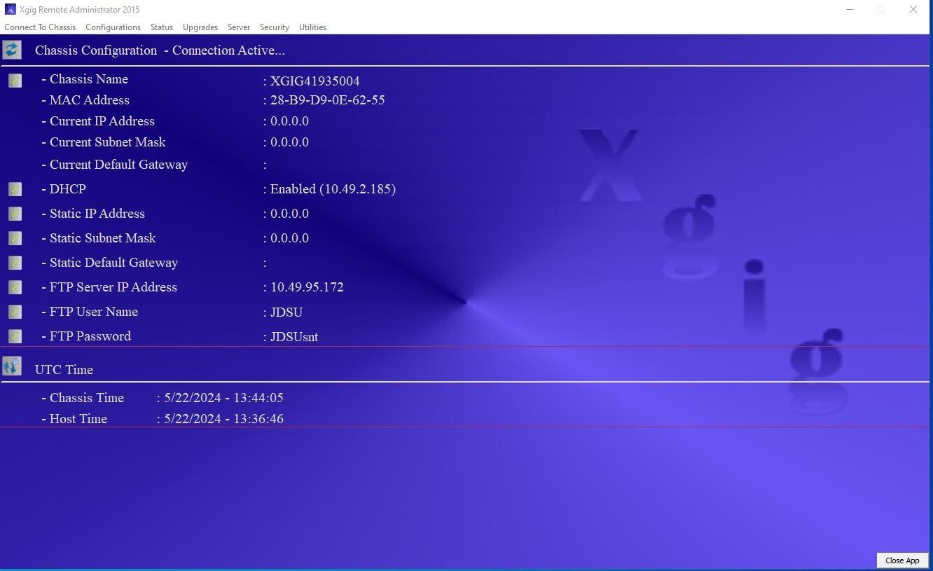 Viavi JDSU XGIG1K-2408 8 Port 24 Gbps SAS System Analyser & Jammer Xgig 1000