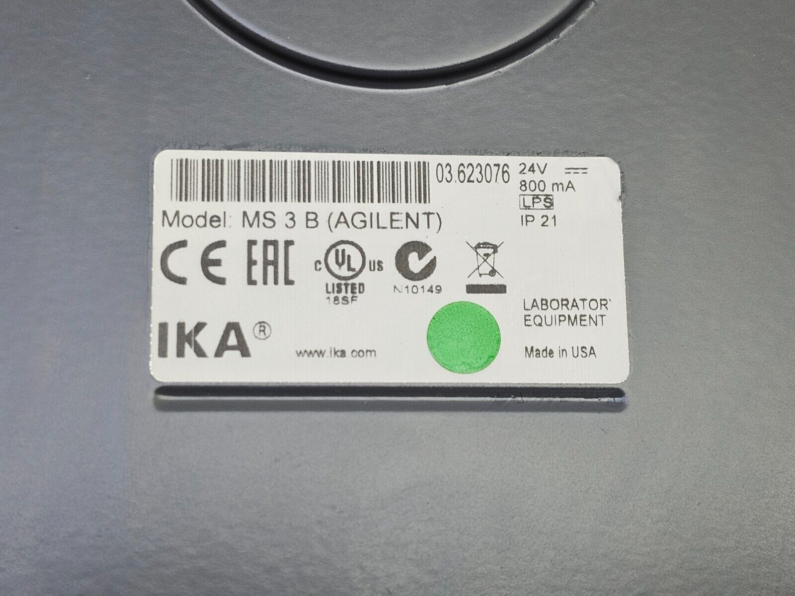 IKA MS 3 B (Agilent) Vortexer