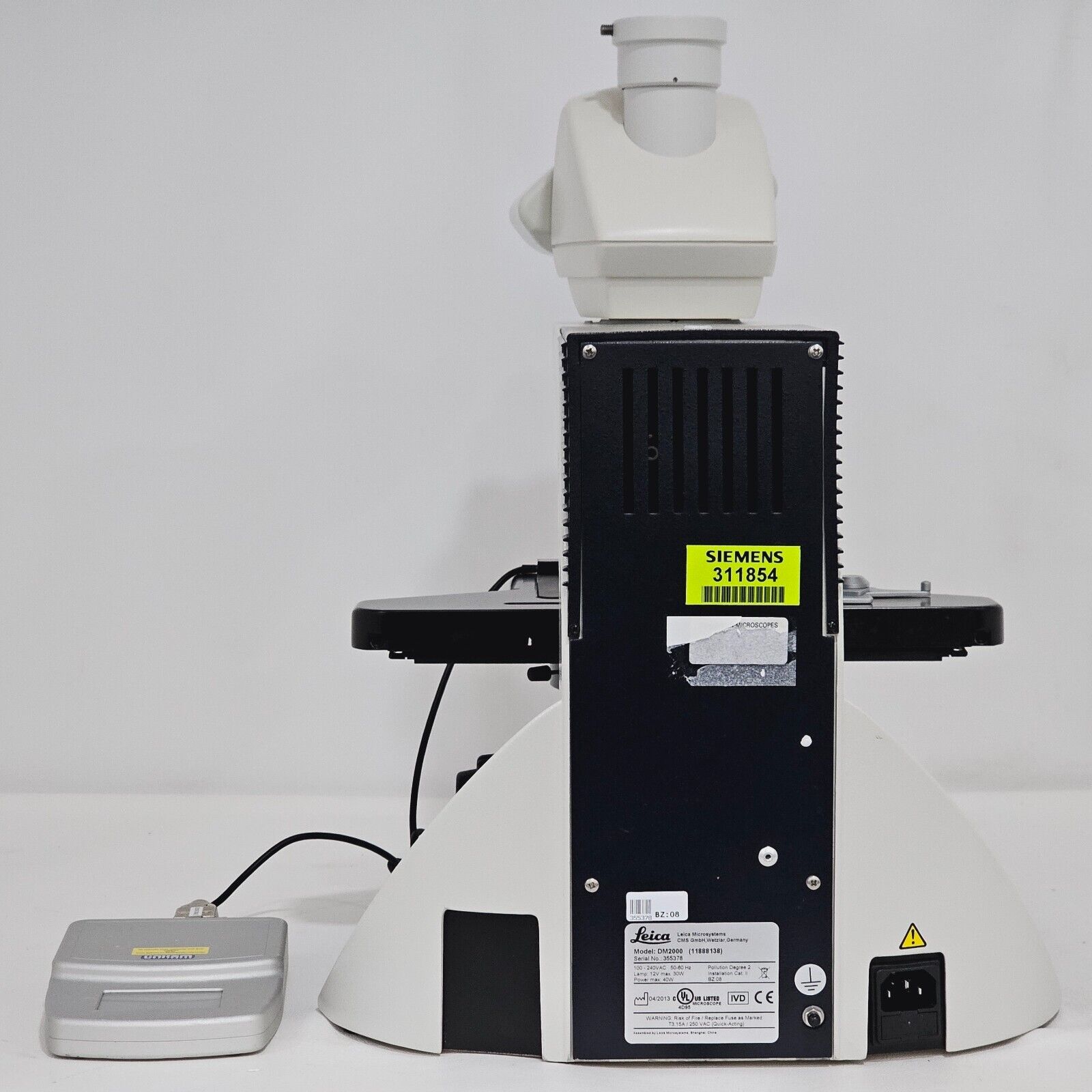 Leica DM2000 LED Microscope 11888138 MFD 2013 + DC95 Linkam Warm Stage DM 2000