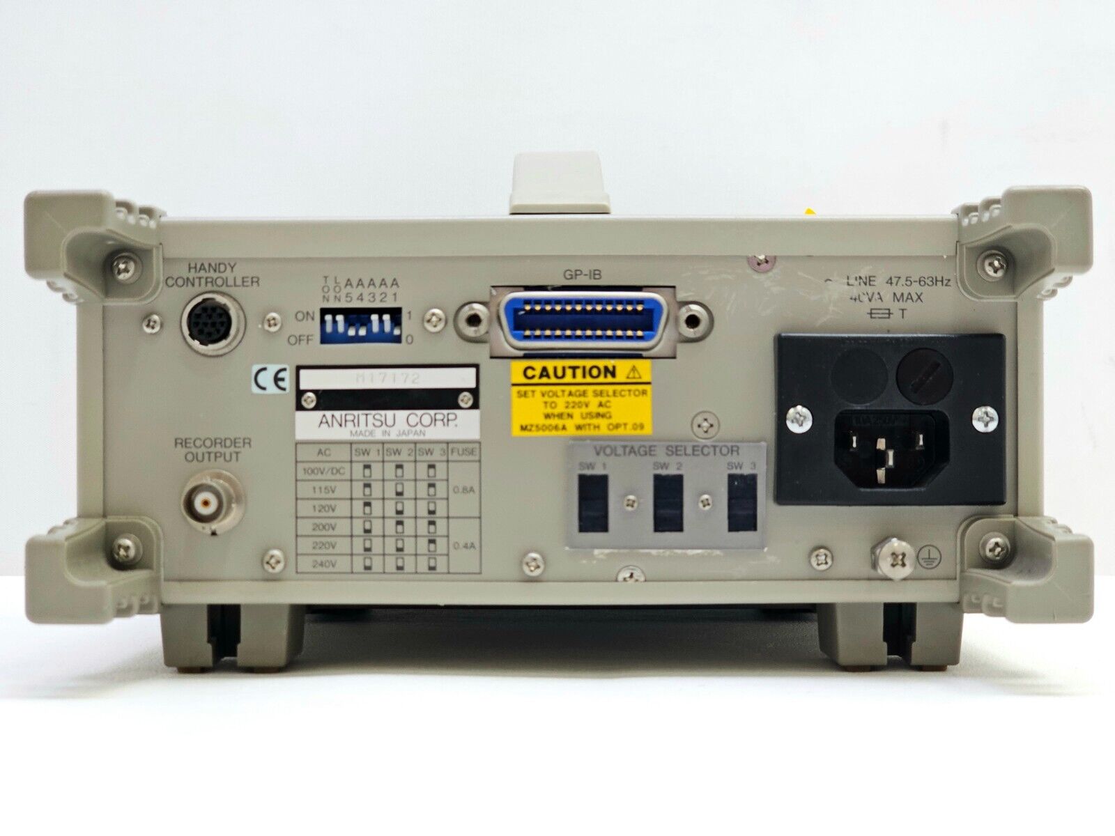 Anritsu Optical Power Meter ML9001A READ Desscription