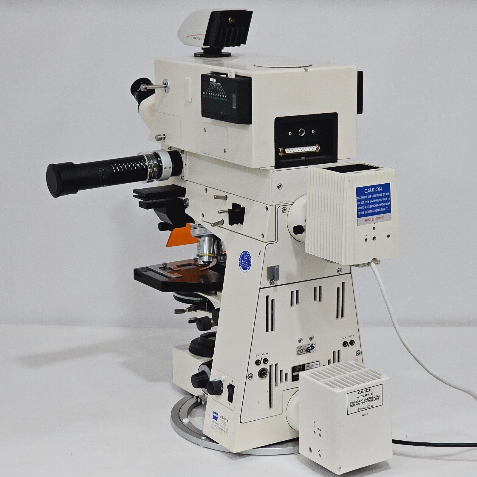 ZEISS Axiophot El-Einsatz Microscope 451887 DFC300 FX Camera + 6 Objectives &..