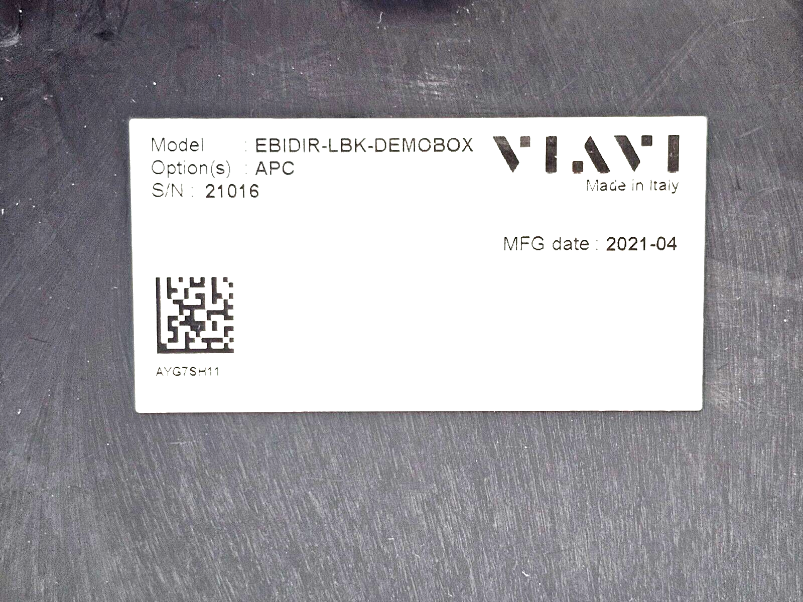 Viavi JDSU EBIDIR-LBK-DEMOBOX APC MFD 2021 Test Bed by Fibernet