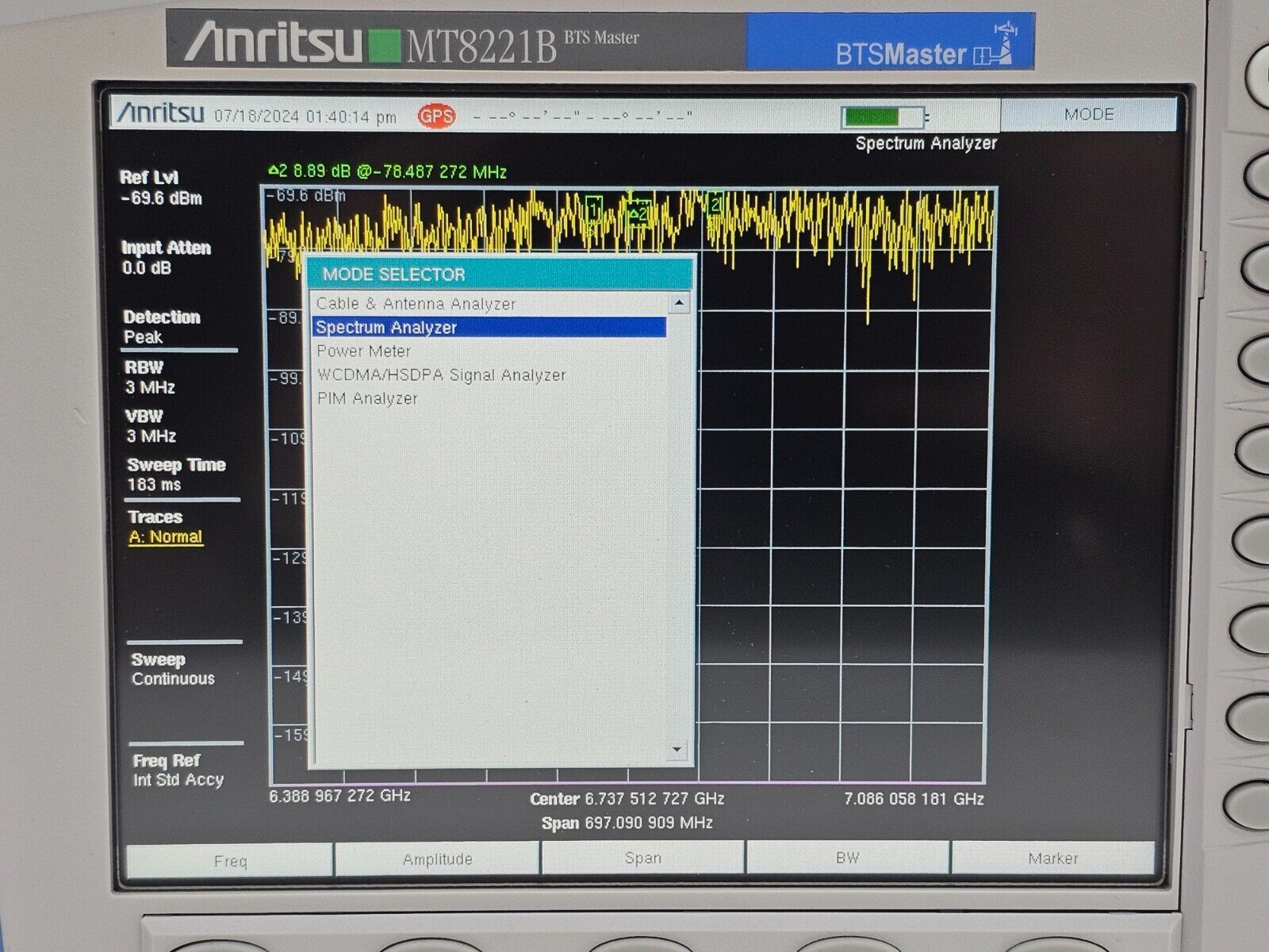 Anritsu MT8221B BTS Master 10/31/44/65