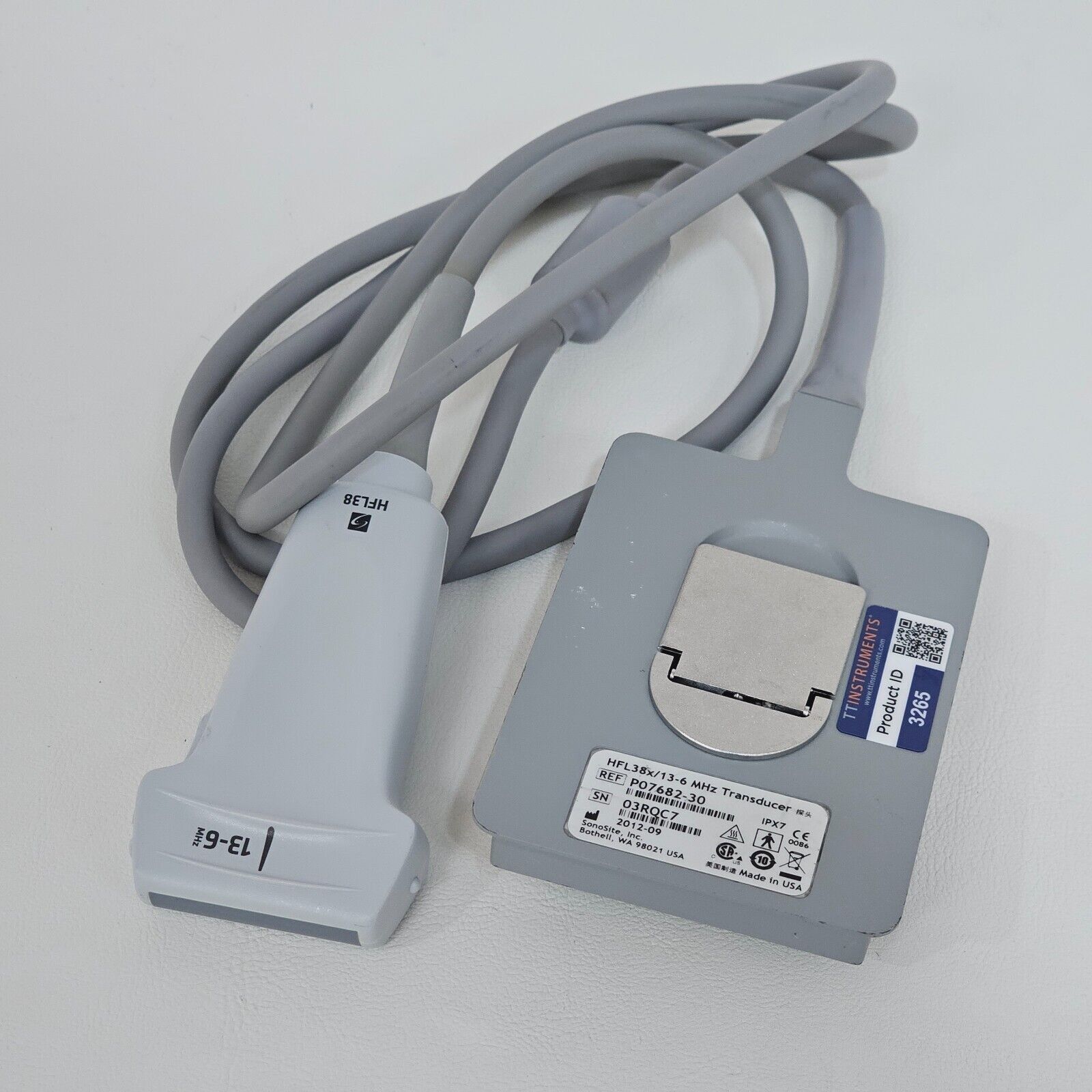 SonoSite P07682-30 HFL38x/13-6 MHz Transducer MFD 2012