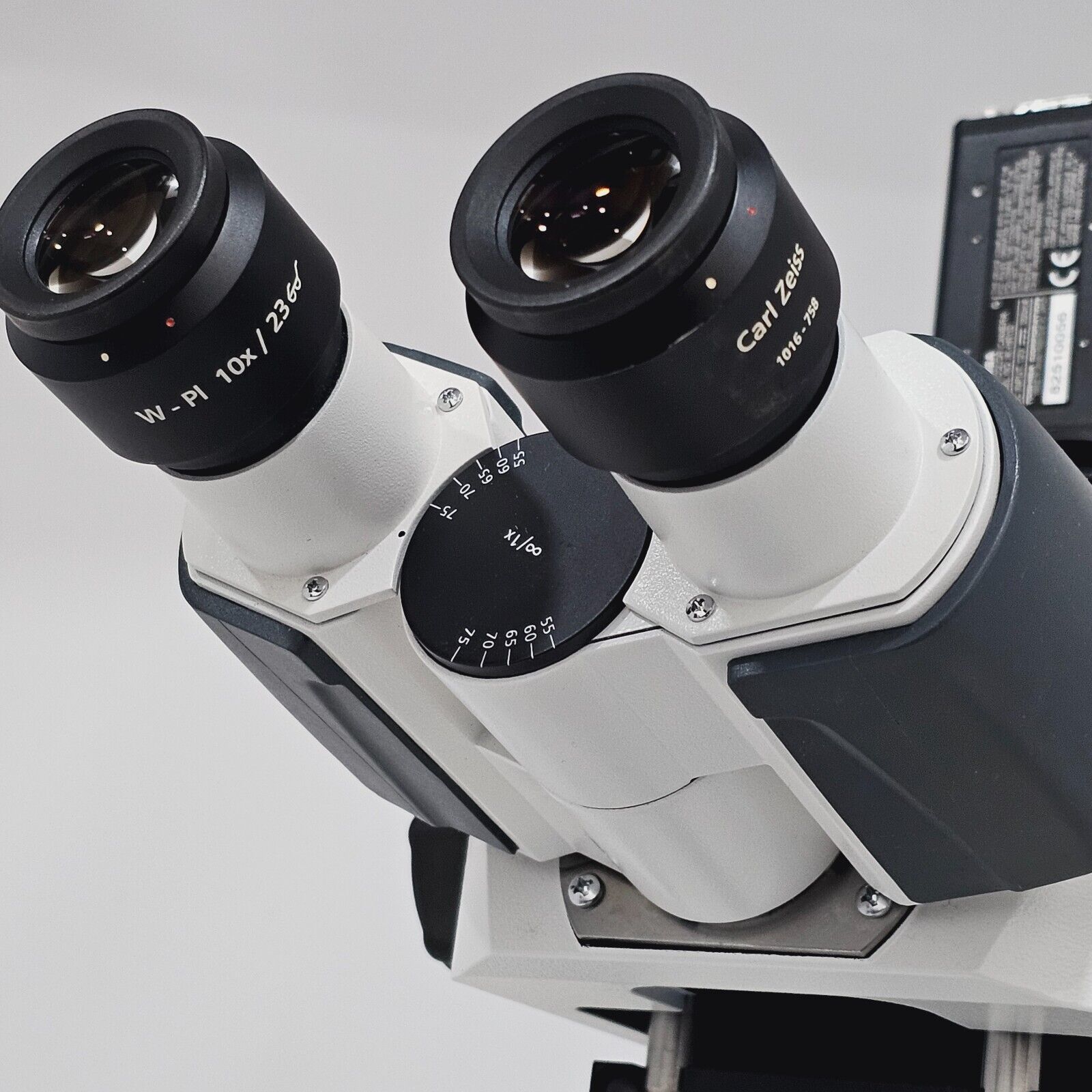 ZEISS Axioplan El-Einsatz Microscope 451887 IK-HR1D Camera + 5 Objectives &.....