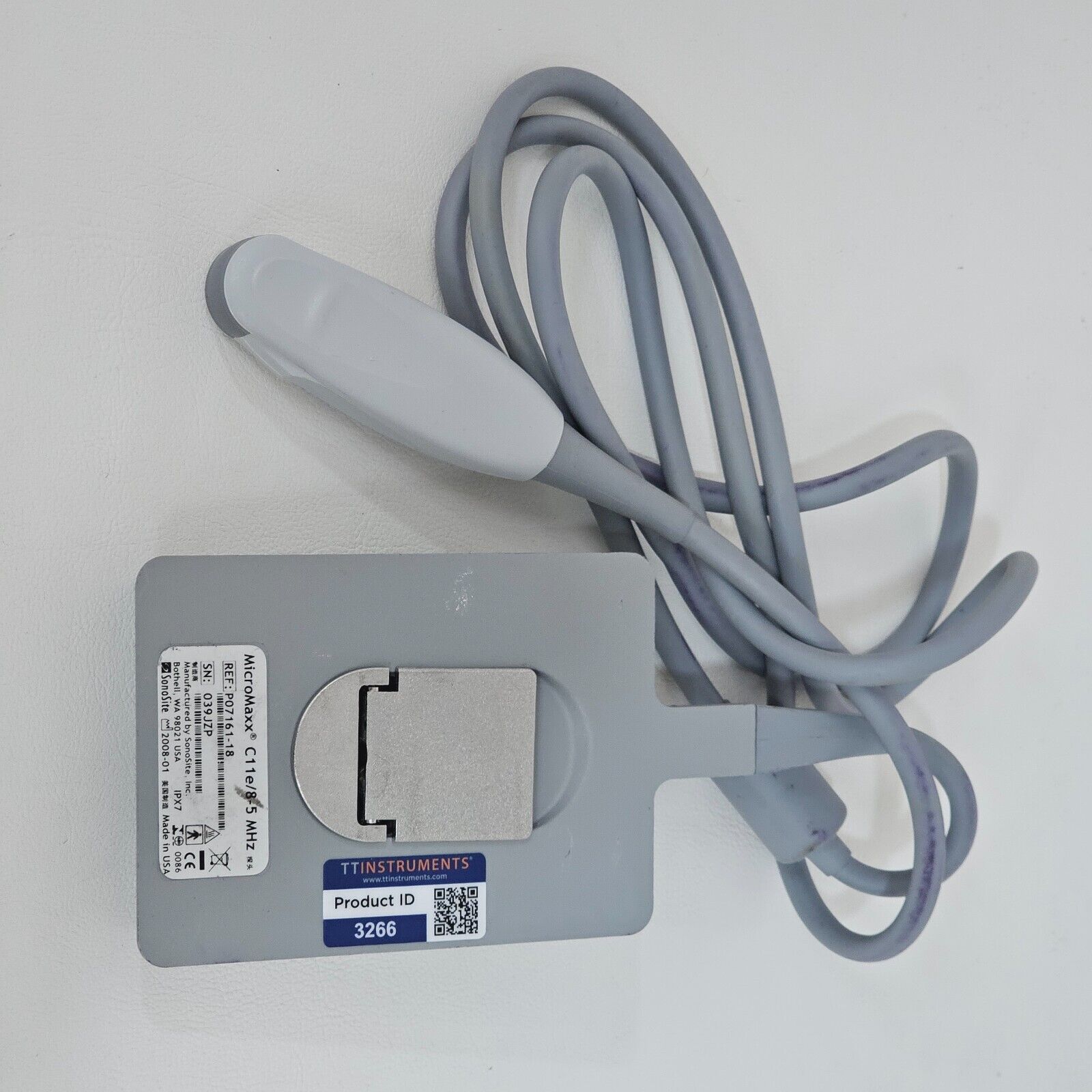 SonoSite MicroMaxx P07161-18 C11e/8-5 MHz Transducer MFD 2008