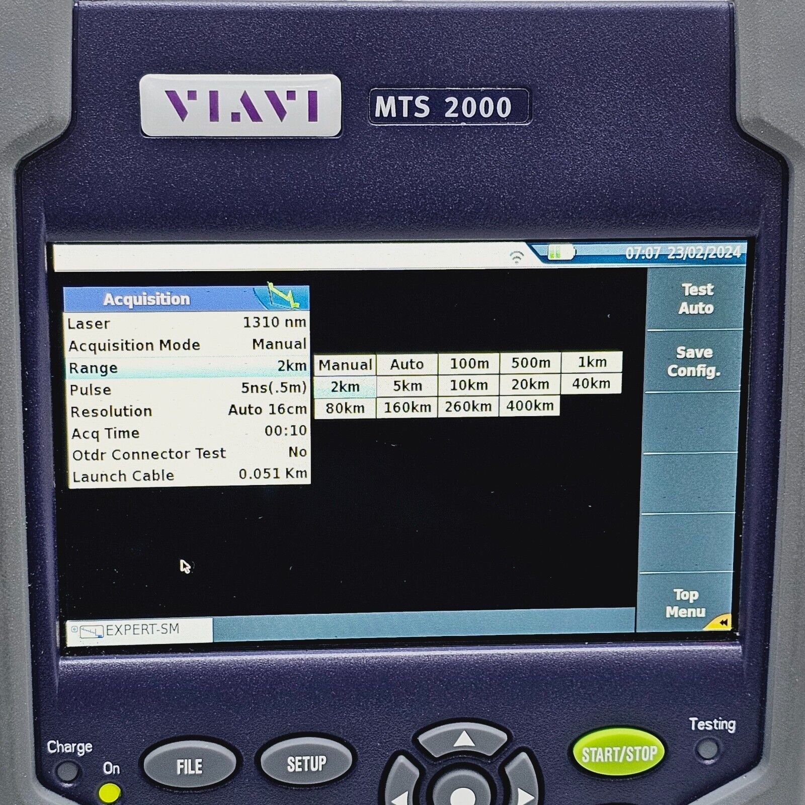 Viavi JDSU MTS 2000 + 4136 FMP2 1310/1550 & 1625 Filtered PON OTDR 46/45/44 dB