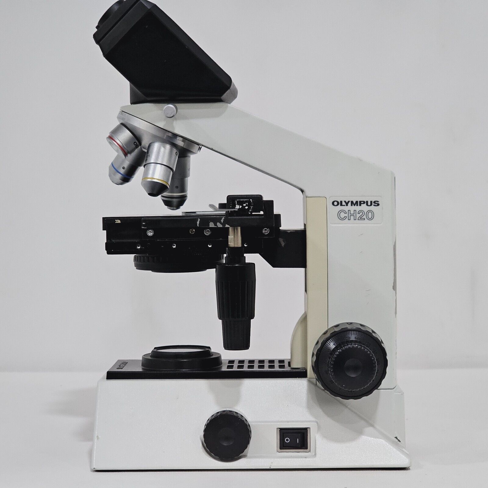 Olympus CH20 BIMF200 Microcope + 4 Optics NEA 40X/0.65 100X/1.25 Oil 10/0.25....