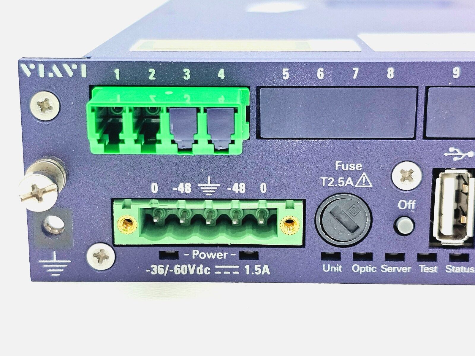 Viavi JDSU OTU 5000 EOTDR2-L-A1-COTU 2-port 1625nm OTDR Medium Range